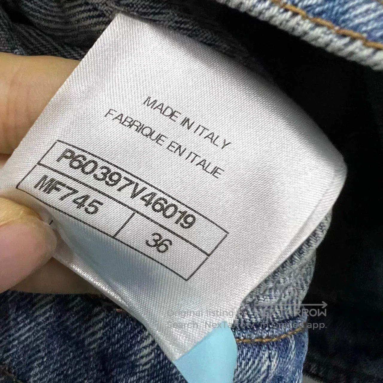 Chanel chanel blue distressed denim jacket. Size S / US 4 / IT 40 - 3 Thumbnail