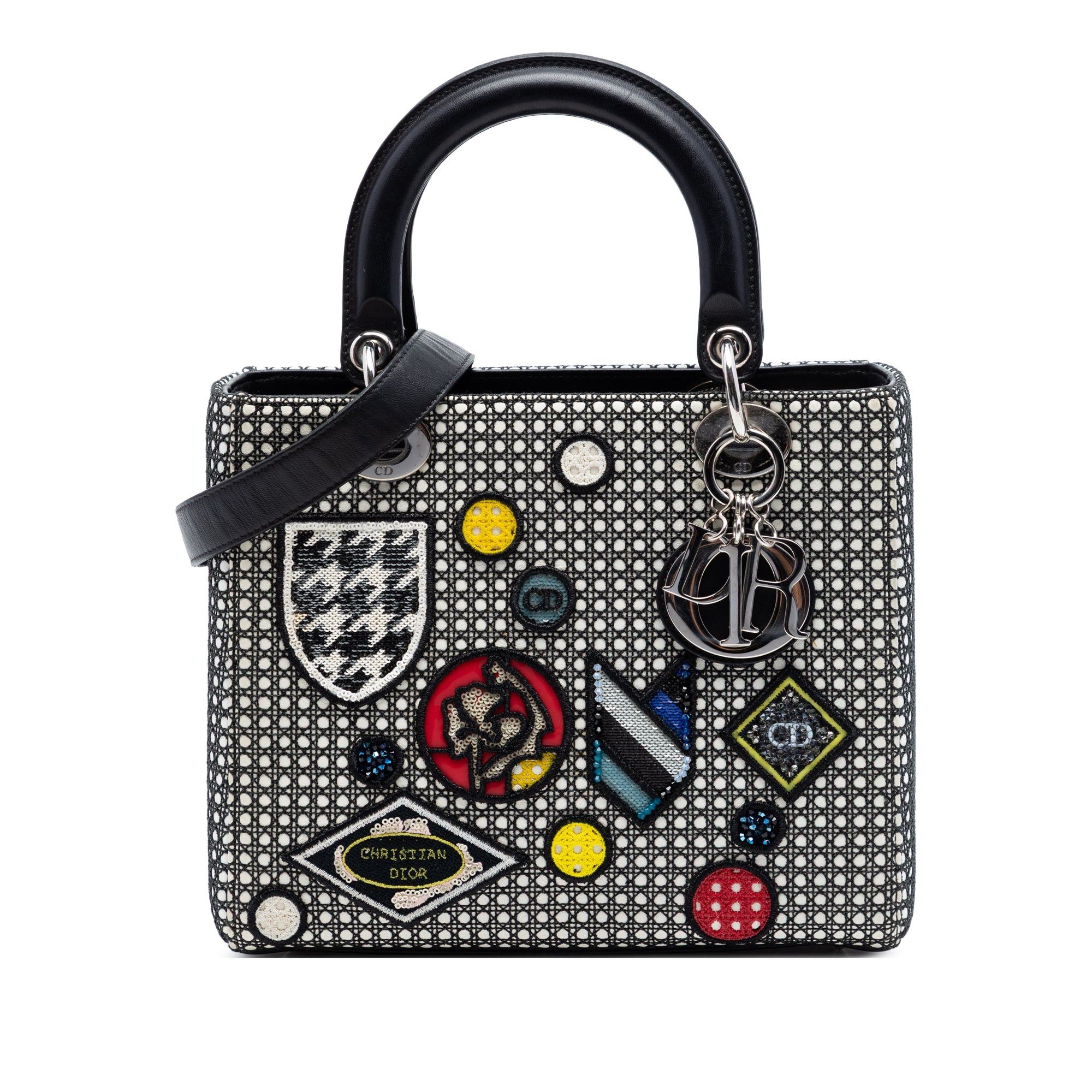 Dior Calfskin Mesh Microcannage Patches Lady Dior Size ONE SIZE - 1 Thumbnail
