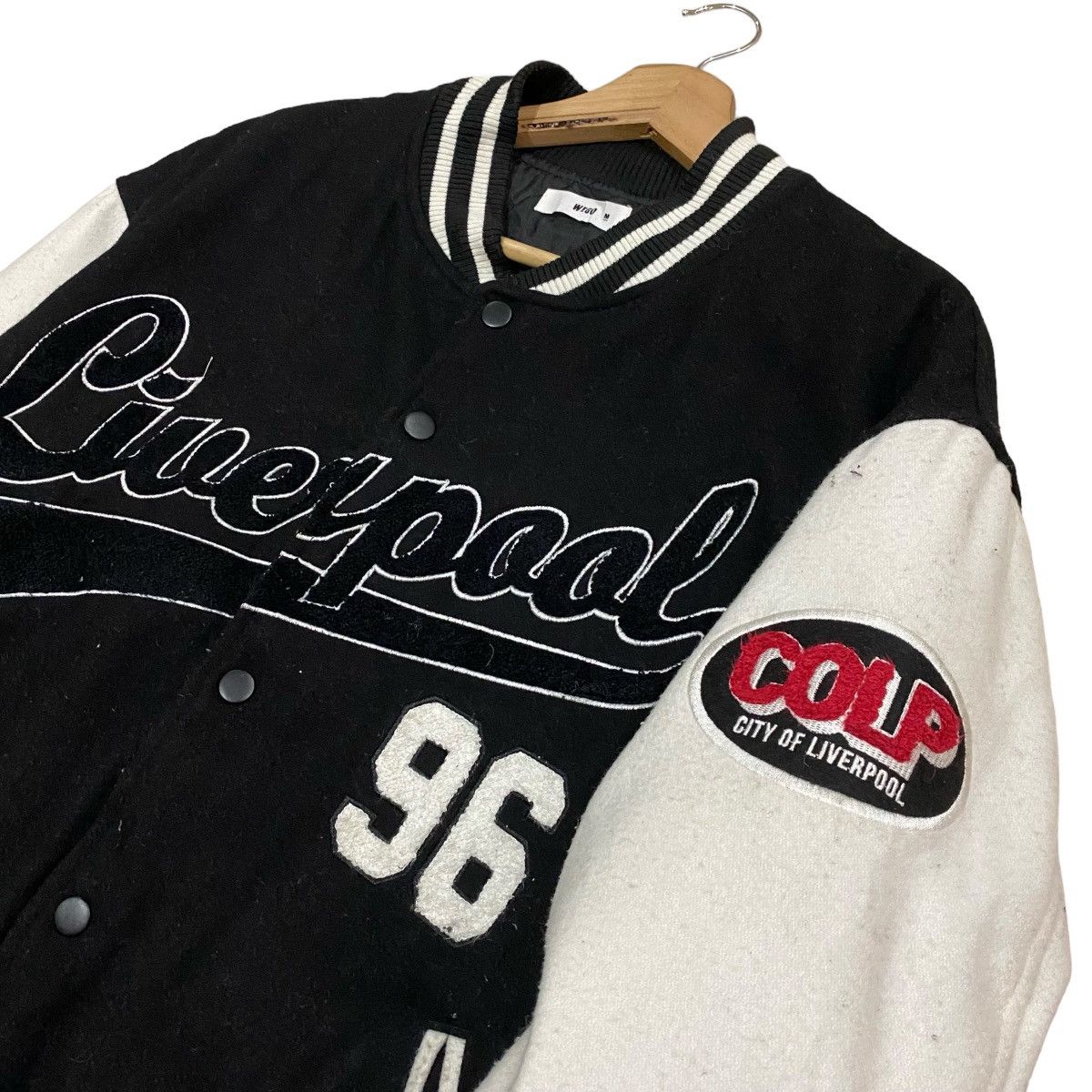 Other 🔥VINTAGES LIVERPOOL SPELL OUT WOOL VARSITY JACKET Size US M / EU 48-50 / 2 - 4 Thumbnail