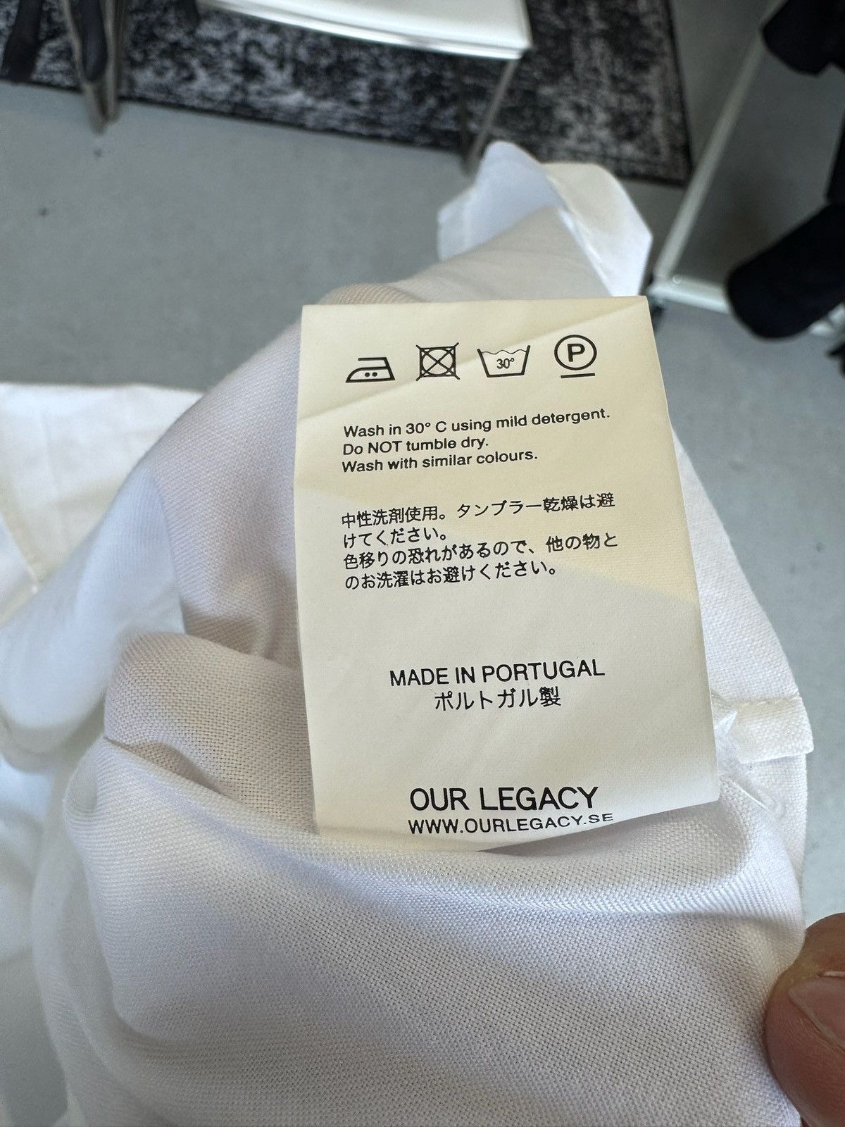 Our Legacy Our Legacy White Long Sleeve Size US M / EU 48-50 / 2 - 7 Thumbnail