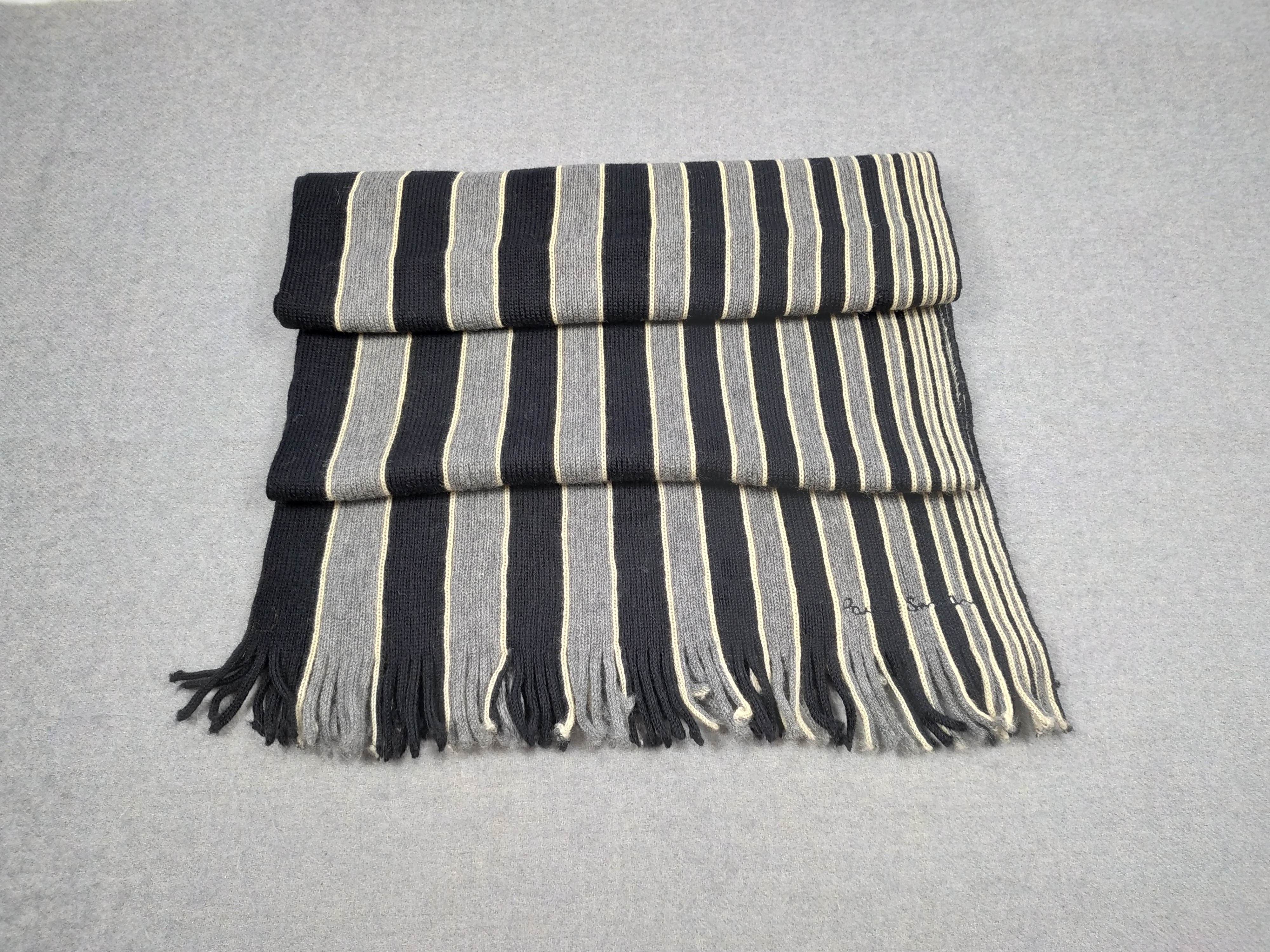 Paul Smith × Vintage Paul Smith Scarf / Muffler / Neckwear - WW652 Size ONE SIZE - 5 Thumbnail