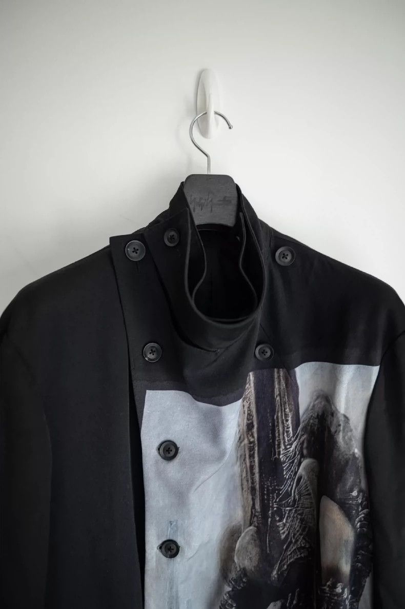 Yohji Yamamoto Yohji Yamamoto Pour Homme Printed wool coat-2505 Size US L / EU 52-54 / 3 - 4 Thumbnail