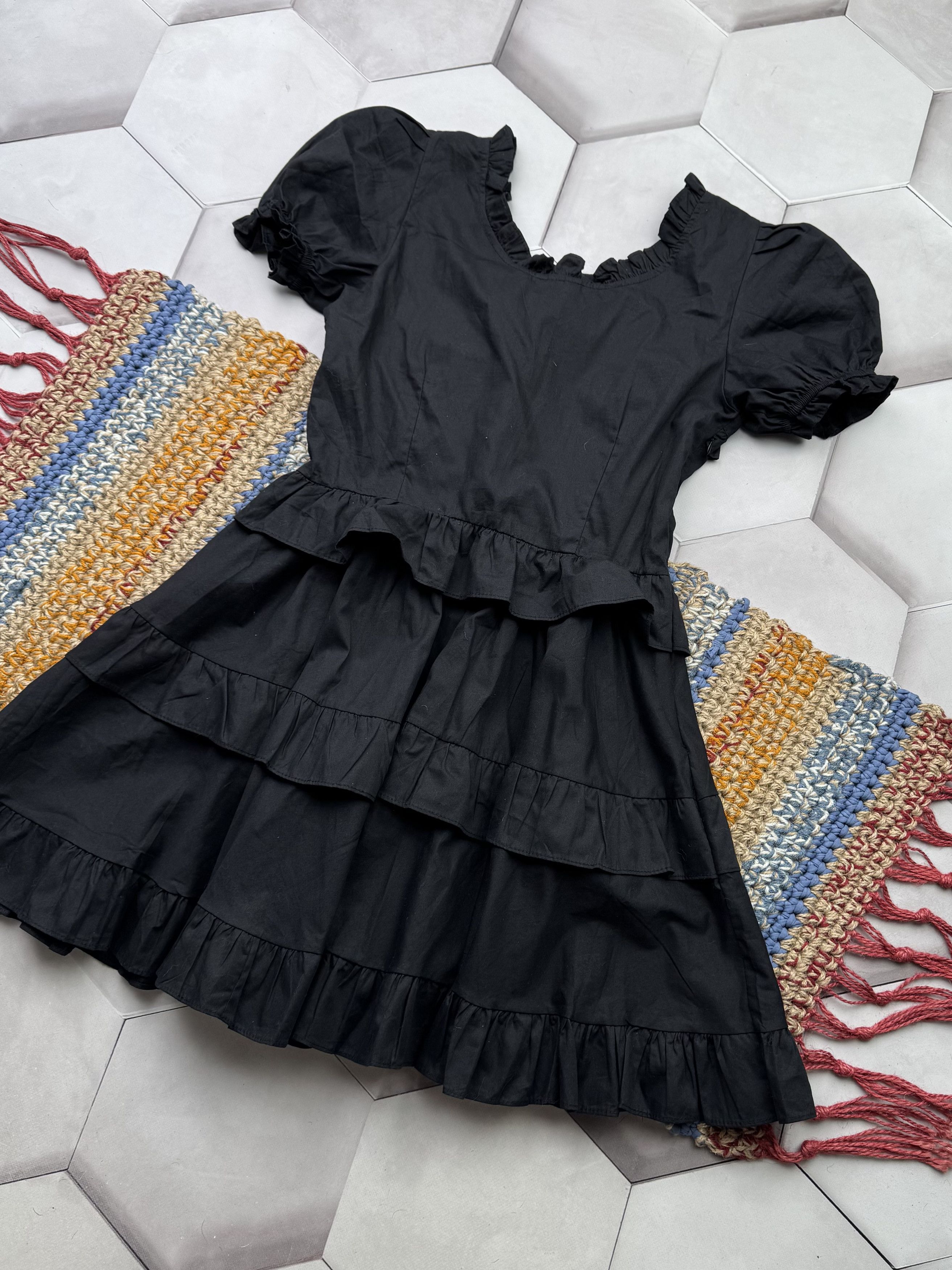 Vintage Vintage Goth Dress (E4) Size XS / US 0-2 / IT 36-38 - 7 Thumbnail