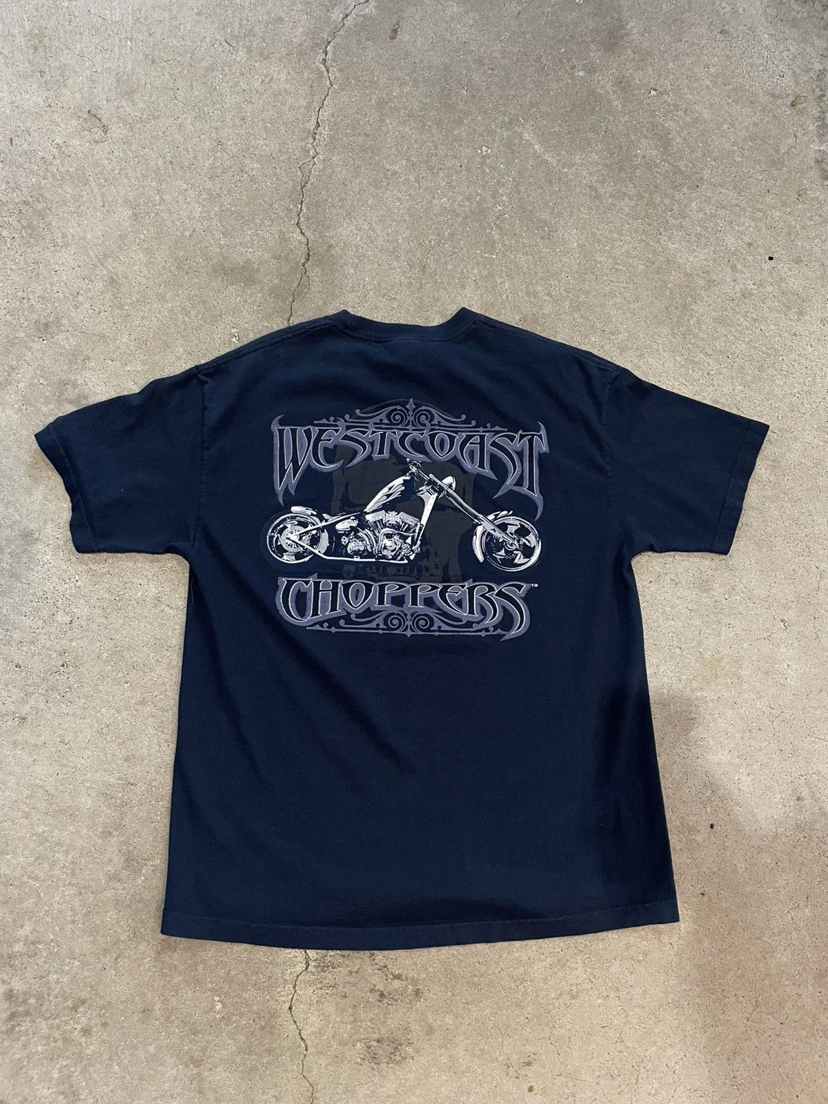 West Coast Choppers Vintage West Coast Chopper Iron Cross Shirt Size US XL / EU 56 / 4 - 3 Thumbnail
