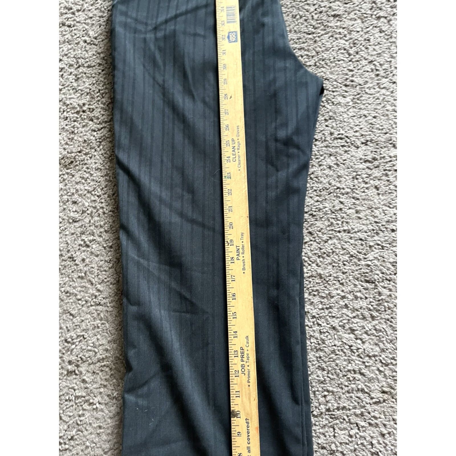 Van Heusen Van Heusen Women's Pants Size 12 Regular Black Stretch Casual Front Pockets Size 34" / US 12 / IT 48 - 6 Thumbnail