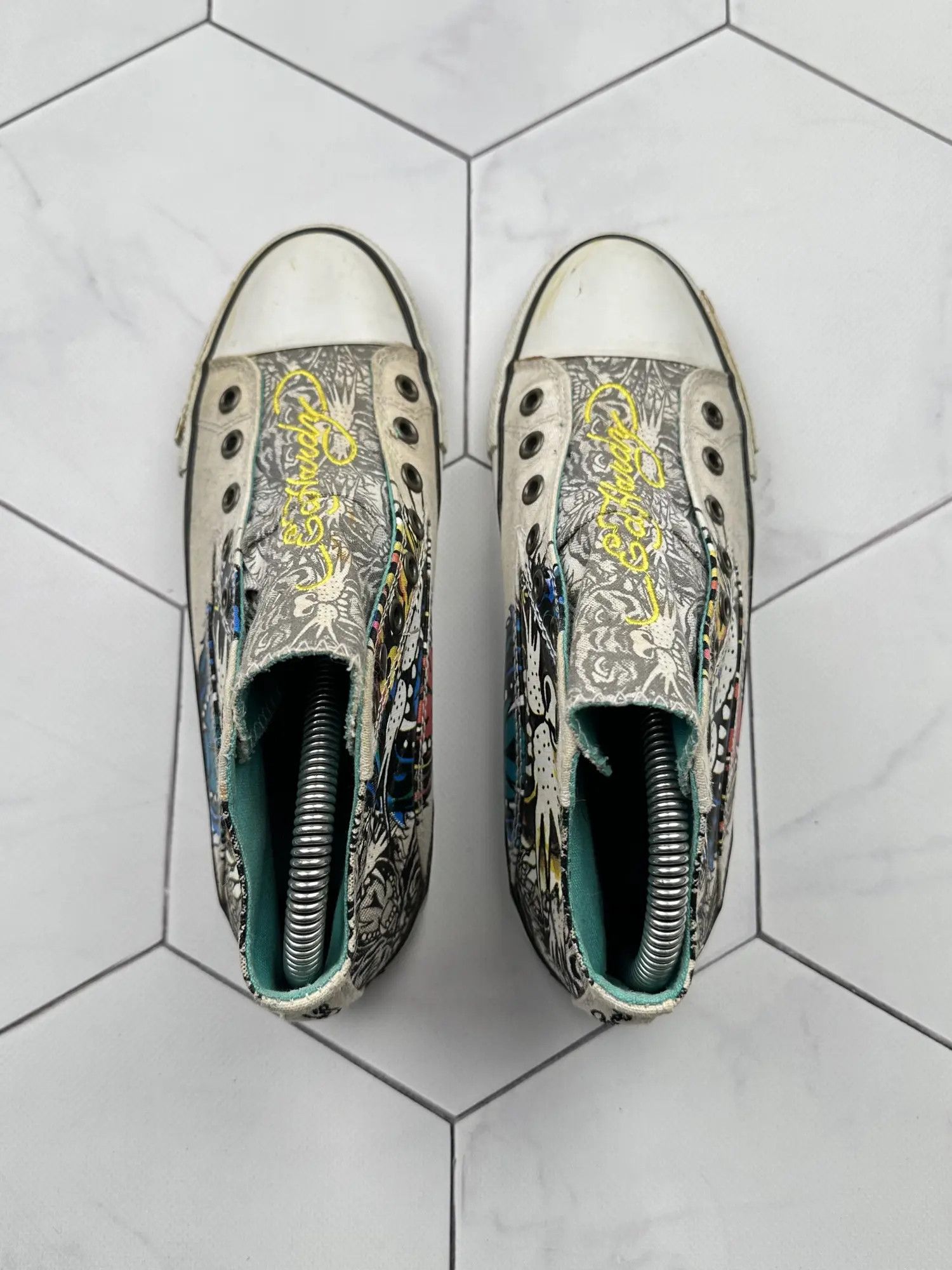 Ed Hardy Ed Hardy Vintage Shoes (B287) Size US 5 / IT 35 - 2 Thumbnail
