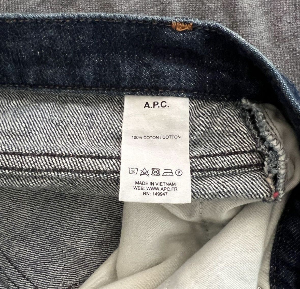 A.P.C. A.P.C. Petit New Standard Jeans Size US 32 / EU 48 - 3 Thumbnail