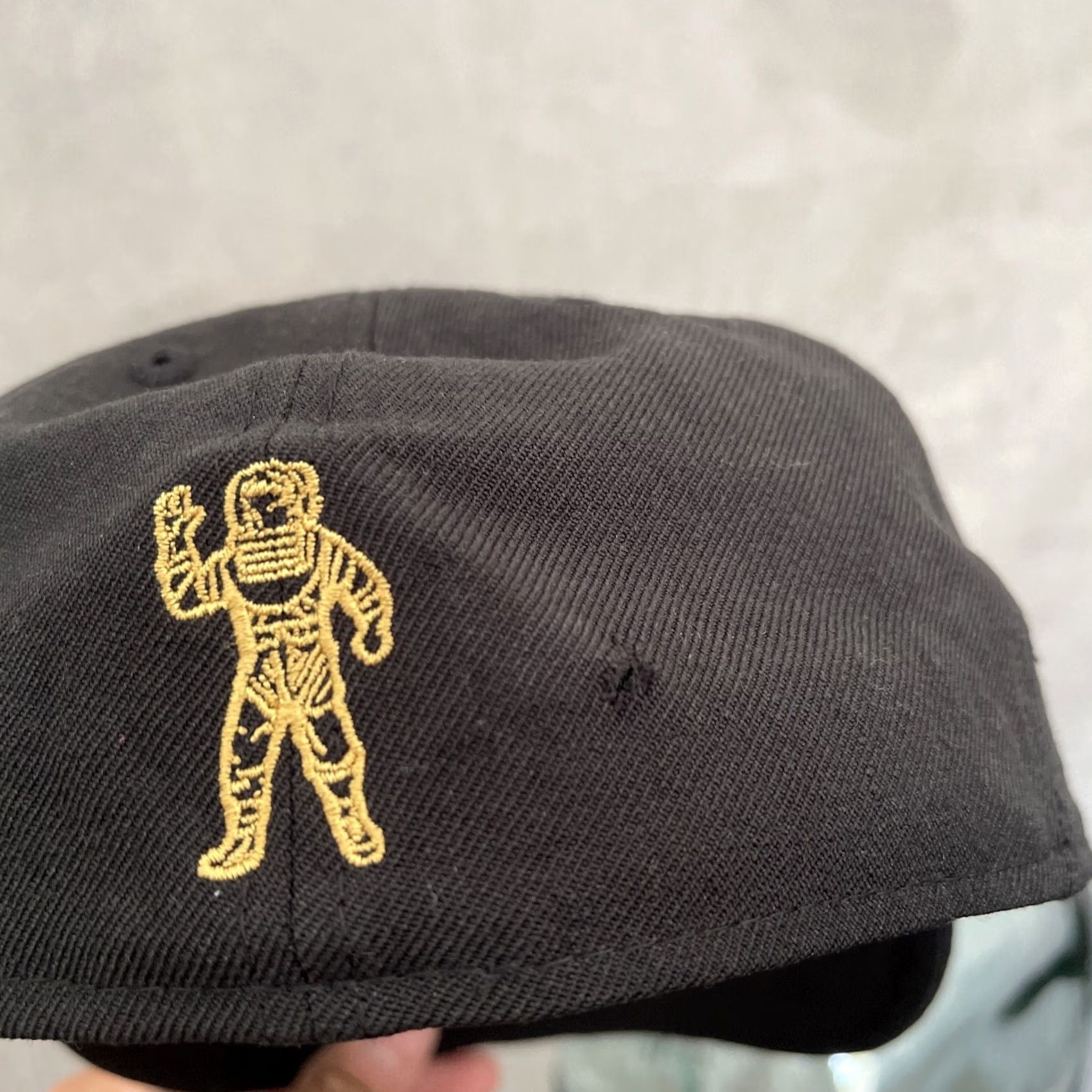 Billionaire Boys Club Billionaire Boys Club New Era Hat Cap Mens 7 1/2 Wool Fitted Streetwear 59FIFTY Black Wool Cap Mens 7 1/2 Baseball Hat Size ONE SIZE - 7 Thumbnail