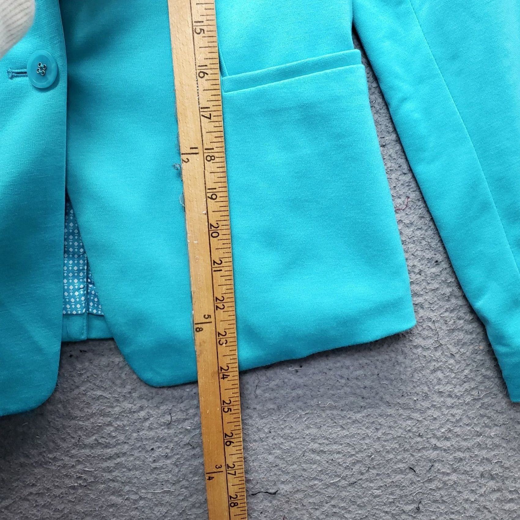 Vintage The Limited Blazer Jacket Womens Size M: Blue Solid Notch Lapel Single Breasted, Formal, Business, Jacket, Blazer Size M / US 6-8 / IT 42-44 - 3 Thumbnail