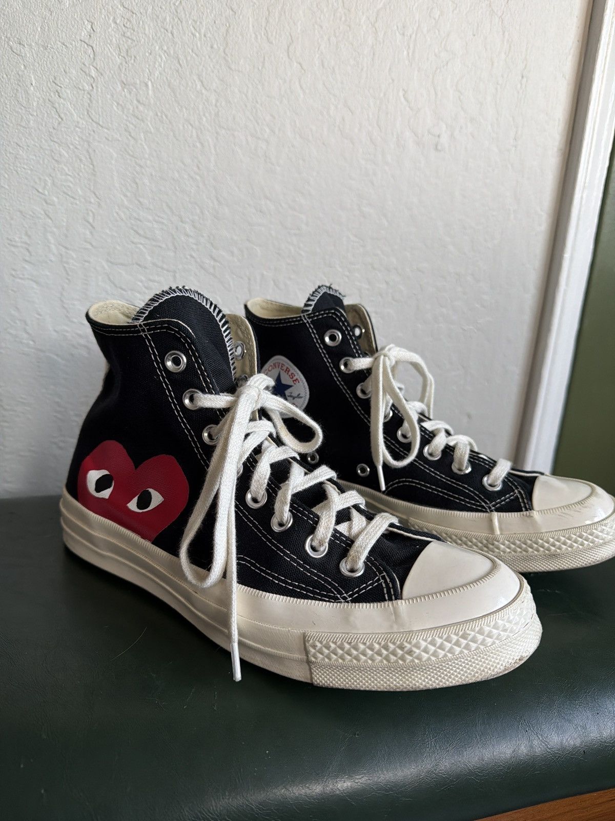 Converse Comme des Garçons PLAY x Converse collaboration Size US 9 / IT 39 - 5 Thumbnail