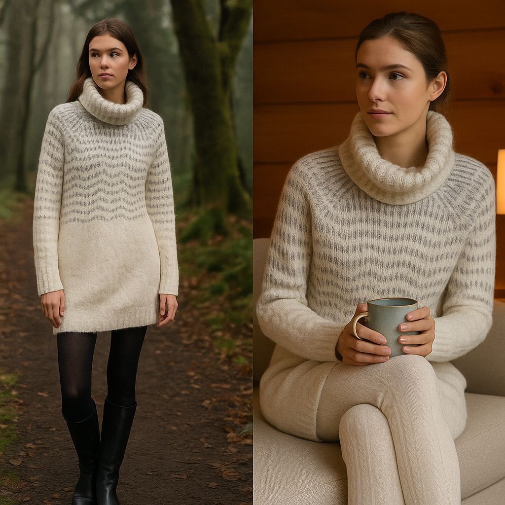 Anthropologie Sleeping on Snow Women Sweater Dress M Alpaca Fuzzy Soft Cab Size M / US 6-8 / IT 42-44 - 1 Thumbnail