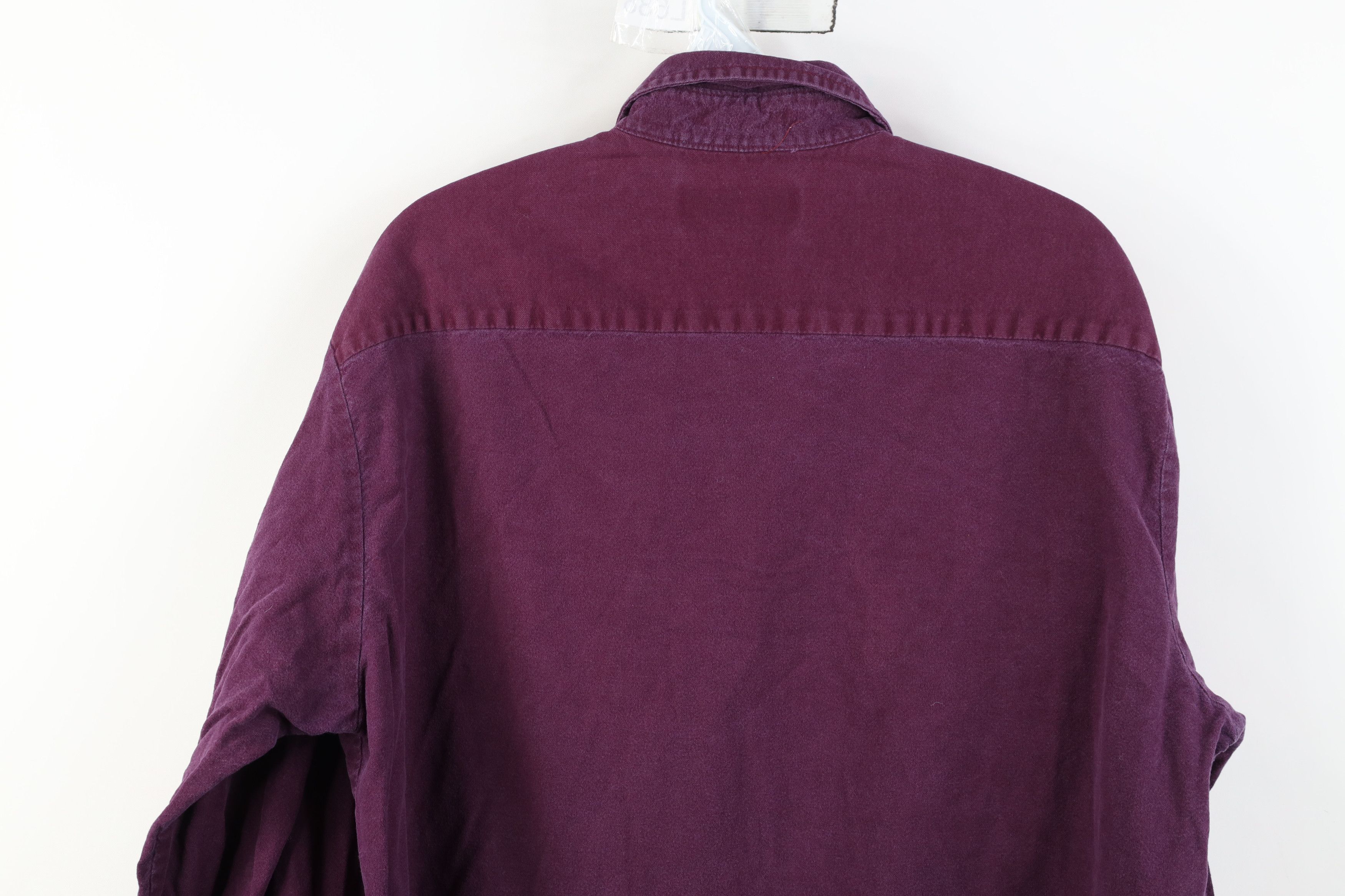Vintage Vintage 90s Streetwear Chamois Collared Button Down Shirt Size US L / EU 52-54 / 3 - 13 Thumbnail