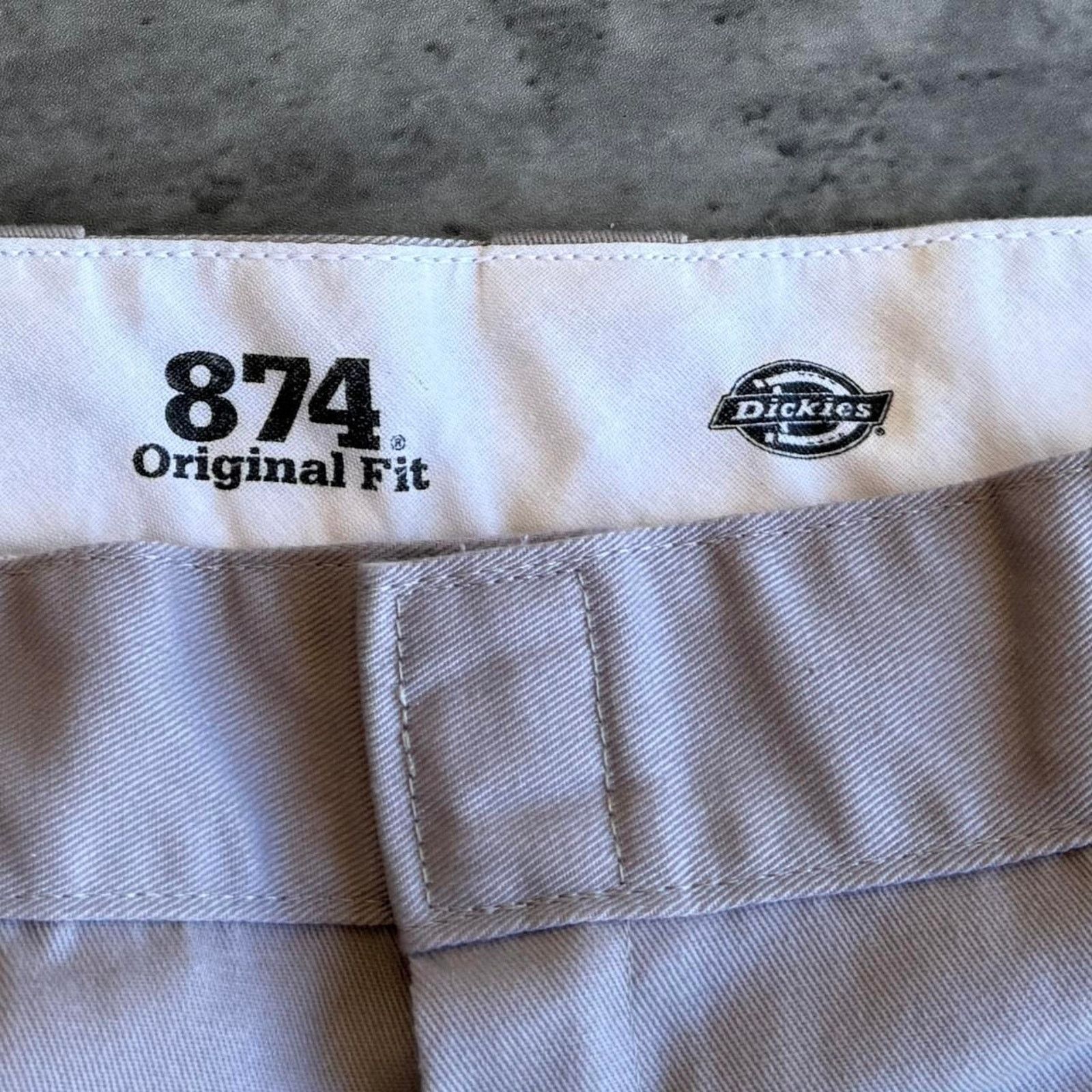 Carhartt × Dickies Dickies Wolf Grey Essential Casual Chino Pants Size US 35 - 4 Thumbnail