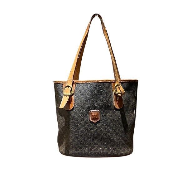 Celine Celine Macadam Handbag Canvas Tote Bag M95 in Brown, Women's