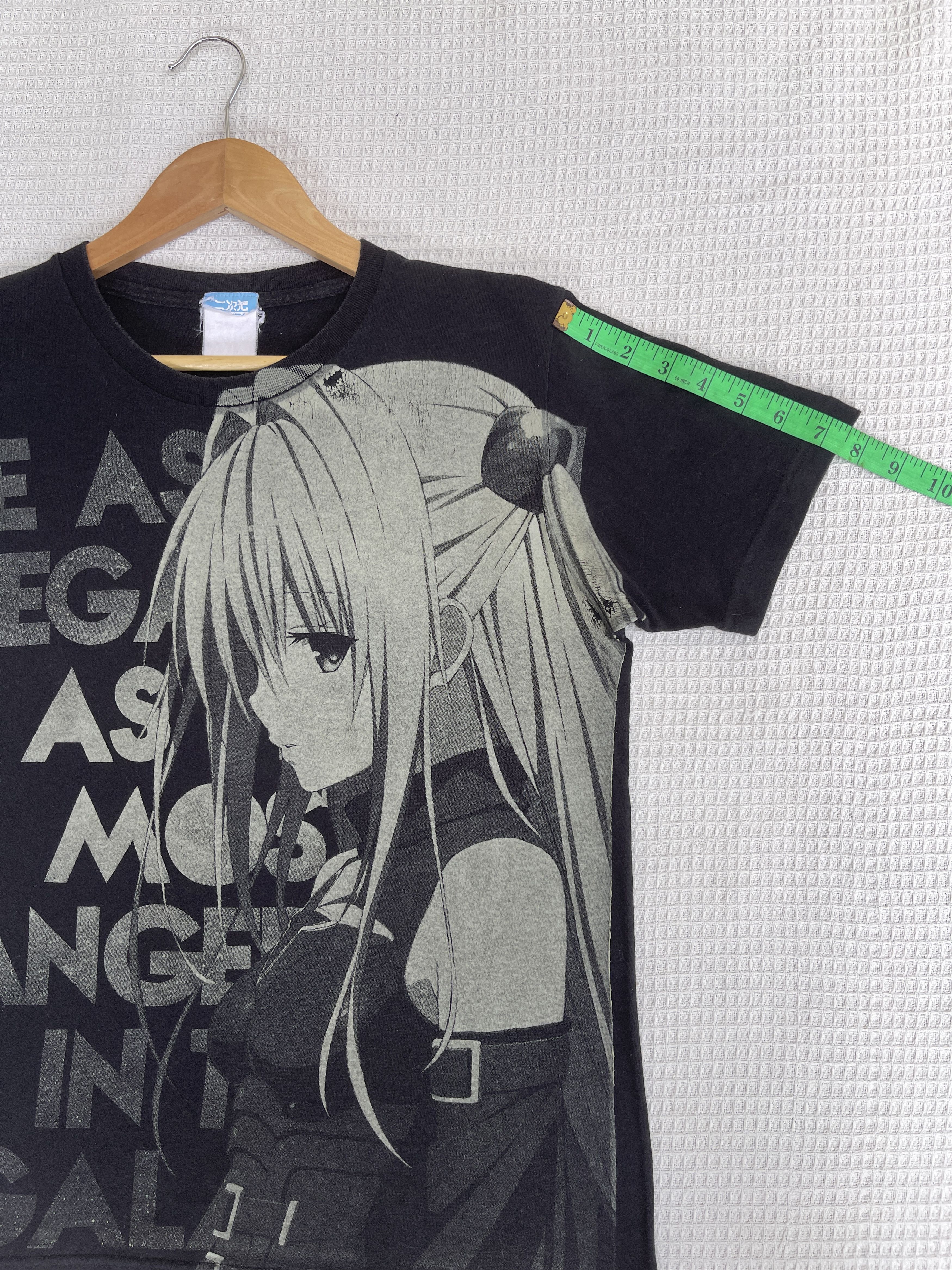 Anime Last🔥Vtg Anime To Love Ru 3 (Golden Darkness) Overprint Tee Size US S / EU 44-46 / 1 - 9 Thumbnail