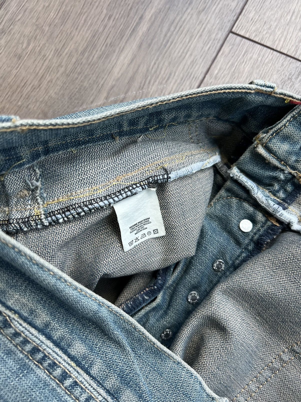 Vintage Vintage Baggy Denim Jeans Size US 34 / EU 50 - 8 Thumbnail