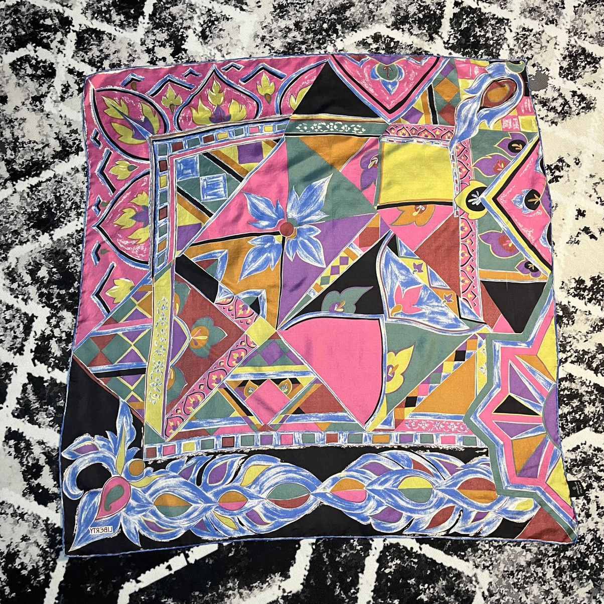 Liberty × Vintage Vintage Libertry silk Scarf Size ONE SIZE - 2 Thumbnail