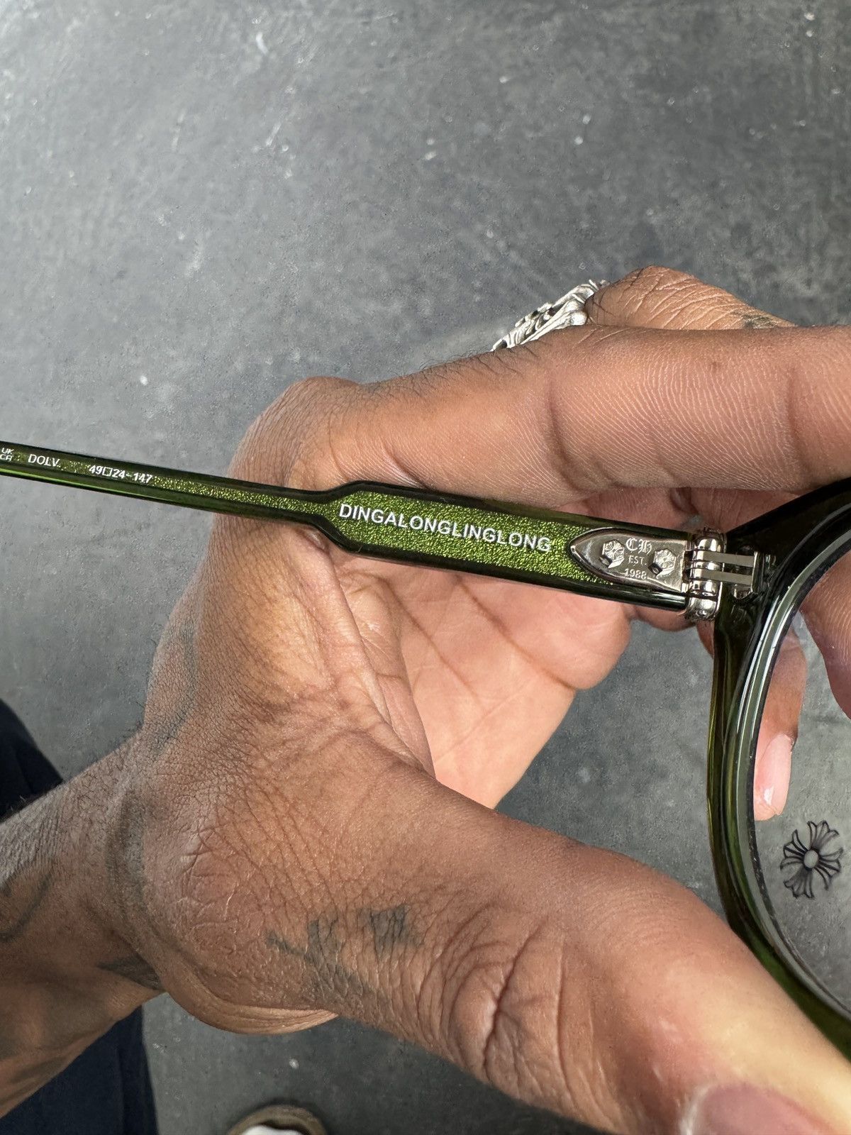 Chrome Hearts Chrome Hearts DINGALONGLINGLONG Frames Size ONE SIZE - 5 Thumbnail