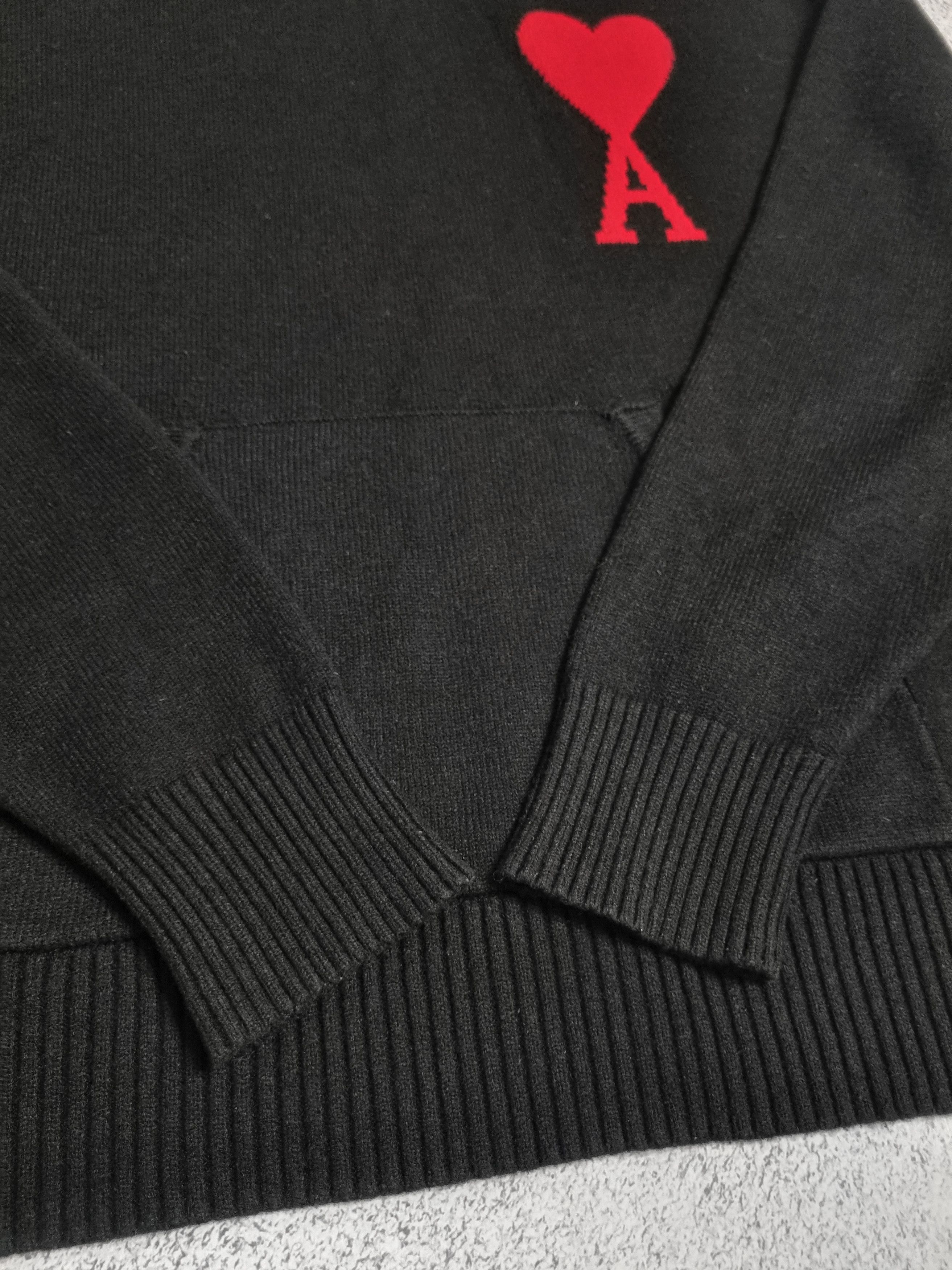 AMI AMI Alexandre Mattiussi De Coeur Large Heart Logo Hoodie Size US L / EU 52-54 / 3 - 8 Thumbnail