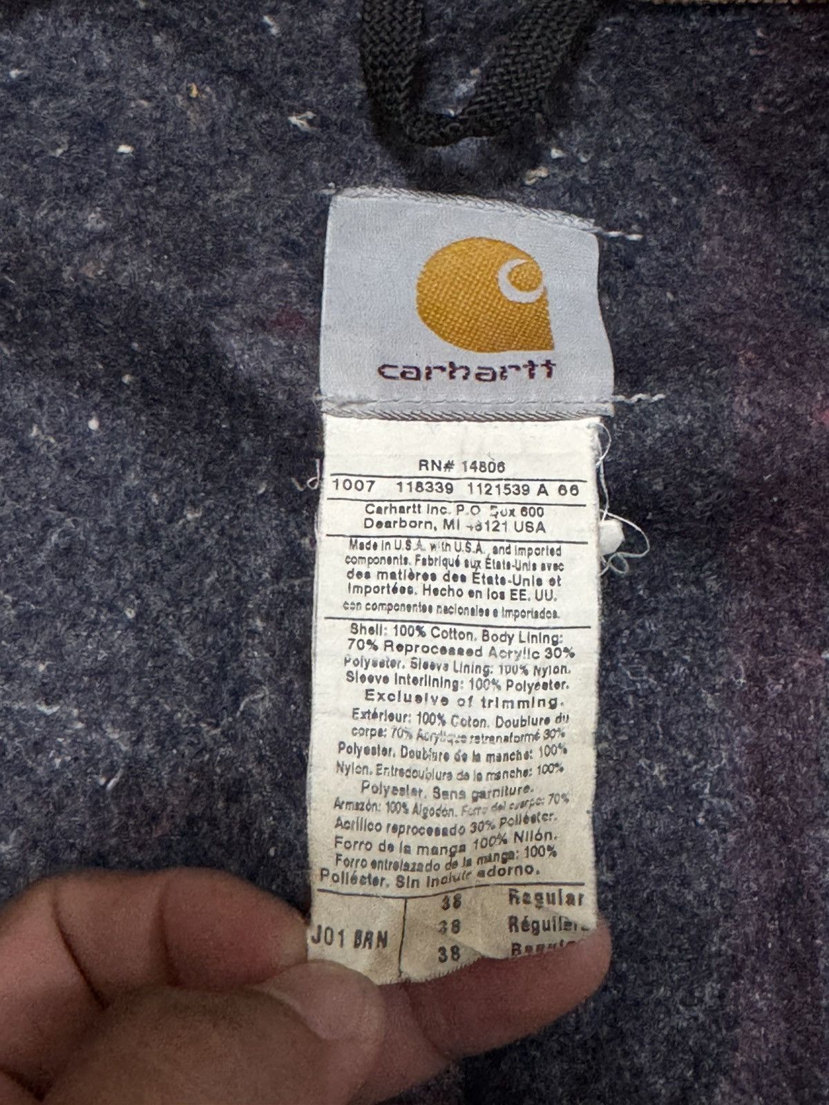 Carhartt Vintage Carhartt Detroit Jacket Made in USA Size US M / EU 48-50 / 2 - 15 Thumbnail