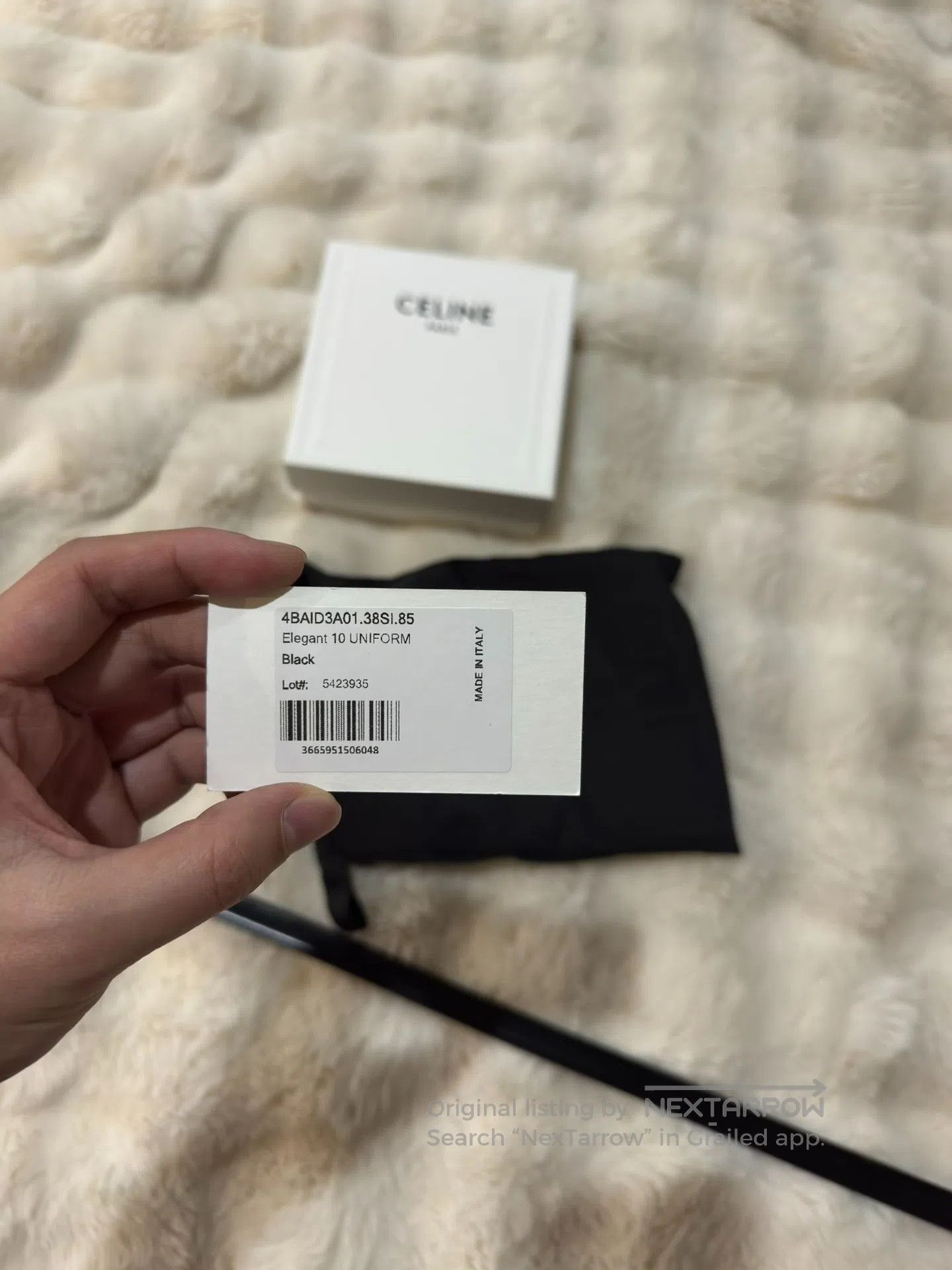 Celine CELINE size 85 Black and Silver Belt| Size ONE SIZE - 7 Thumbnail