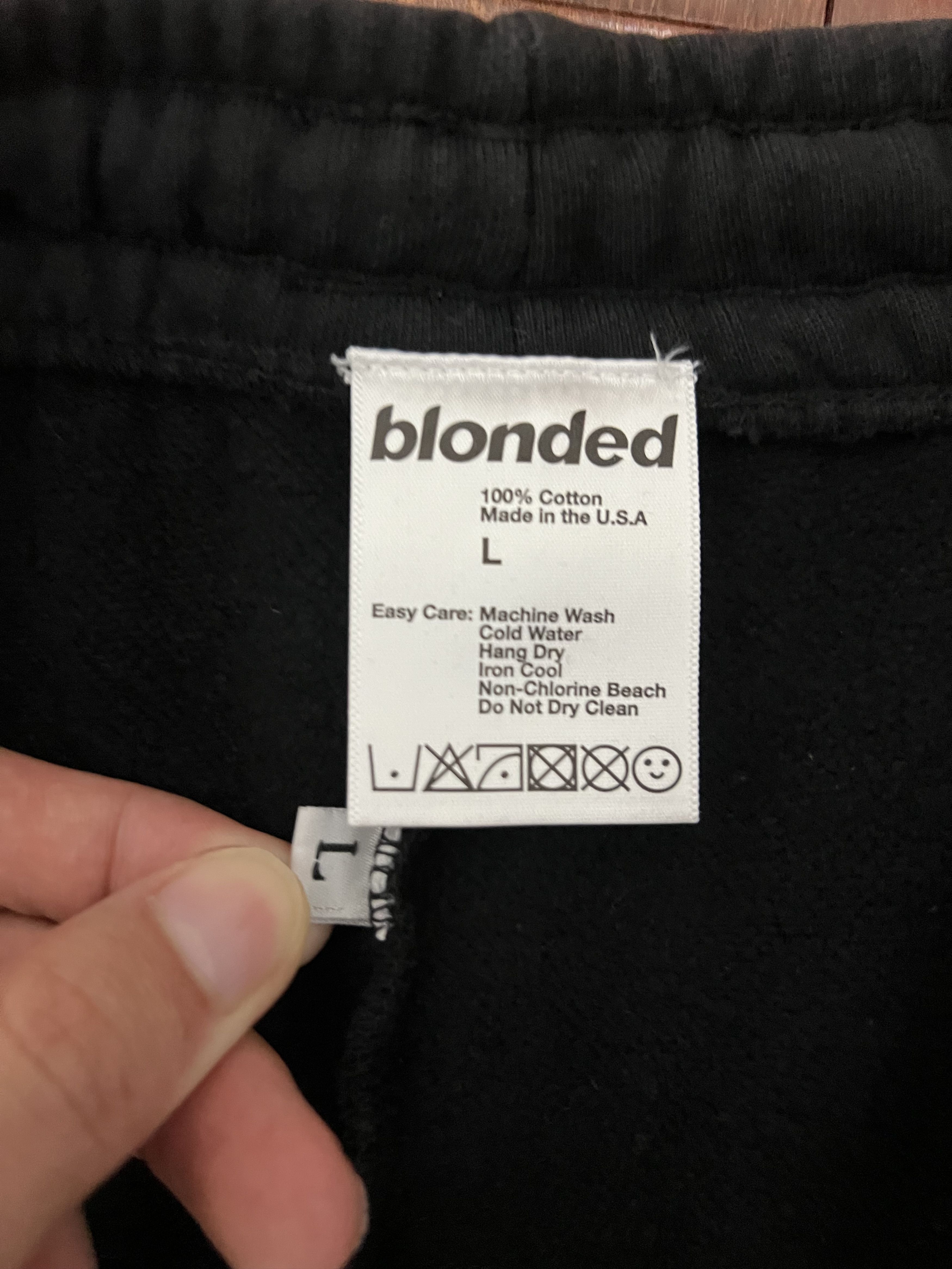 Frank Ocean 💚 2020 Frank Ocean Blonded Logo Sweatpants Black Large NEW Size US 34 / EU 50 - 8 Thumbnail