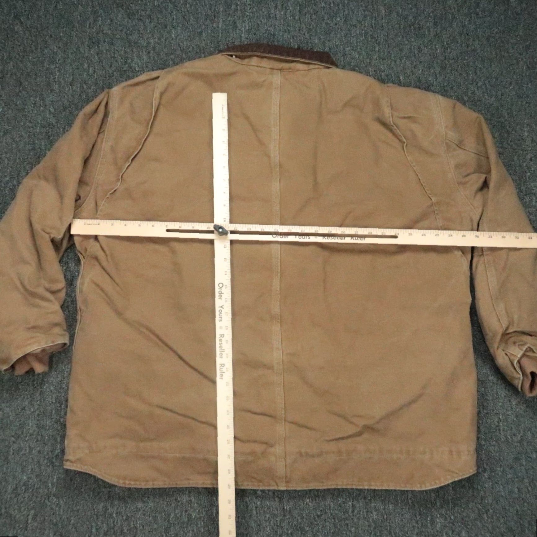 Carhartt VINTAGE Carhartt Jacket Mens 2XL Brown Canvas Lined Zip Full Pocket Size US XXL / EU 58 / 5 - 7 Thumbnail