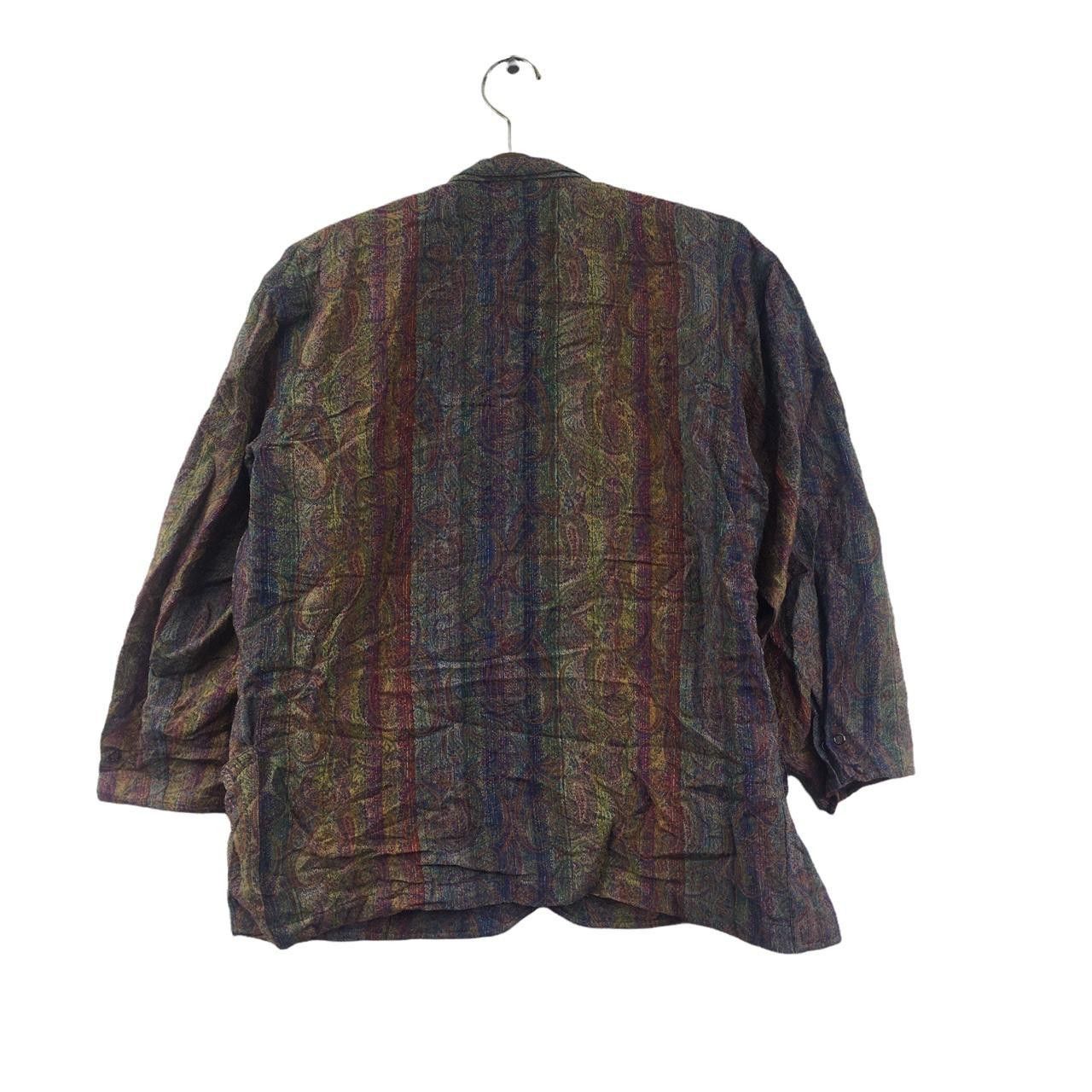 Vintage Vtg 90’ DORIAN NIEDERHAUSER PARIS Abstract Cardigan Jacket Size L / US 10 / IT 46 - 4 Thumbnail