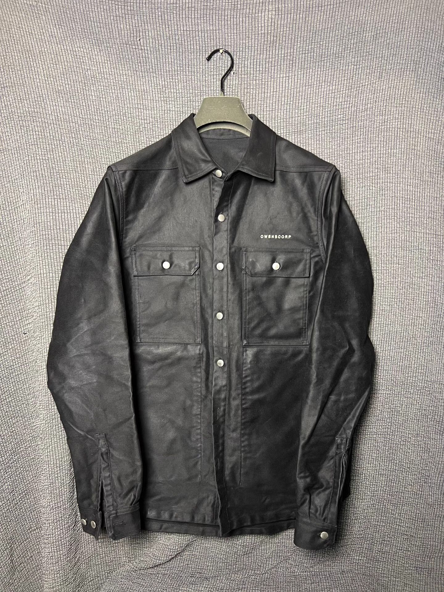 Rick Owens Rick Owens satin heavy cotton work shirt Size US M / EU 48-50 / 2 - 5 Thumbnail