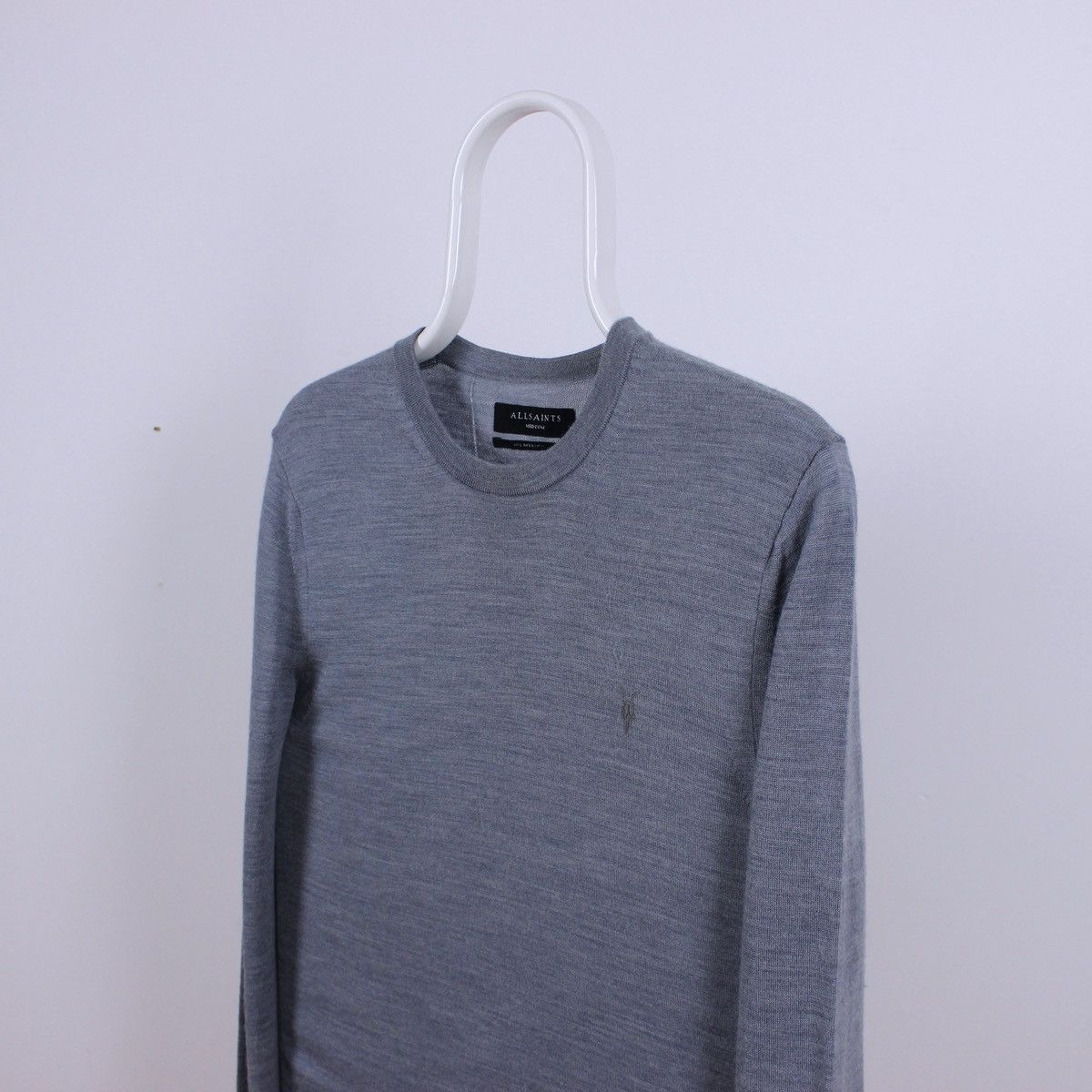 Allsaints AllSaints Long Sleeve Crew Merino Wool Jumper Size US M / EU 48-50 / 2 - 1 Thumbnail