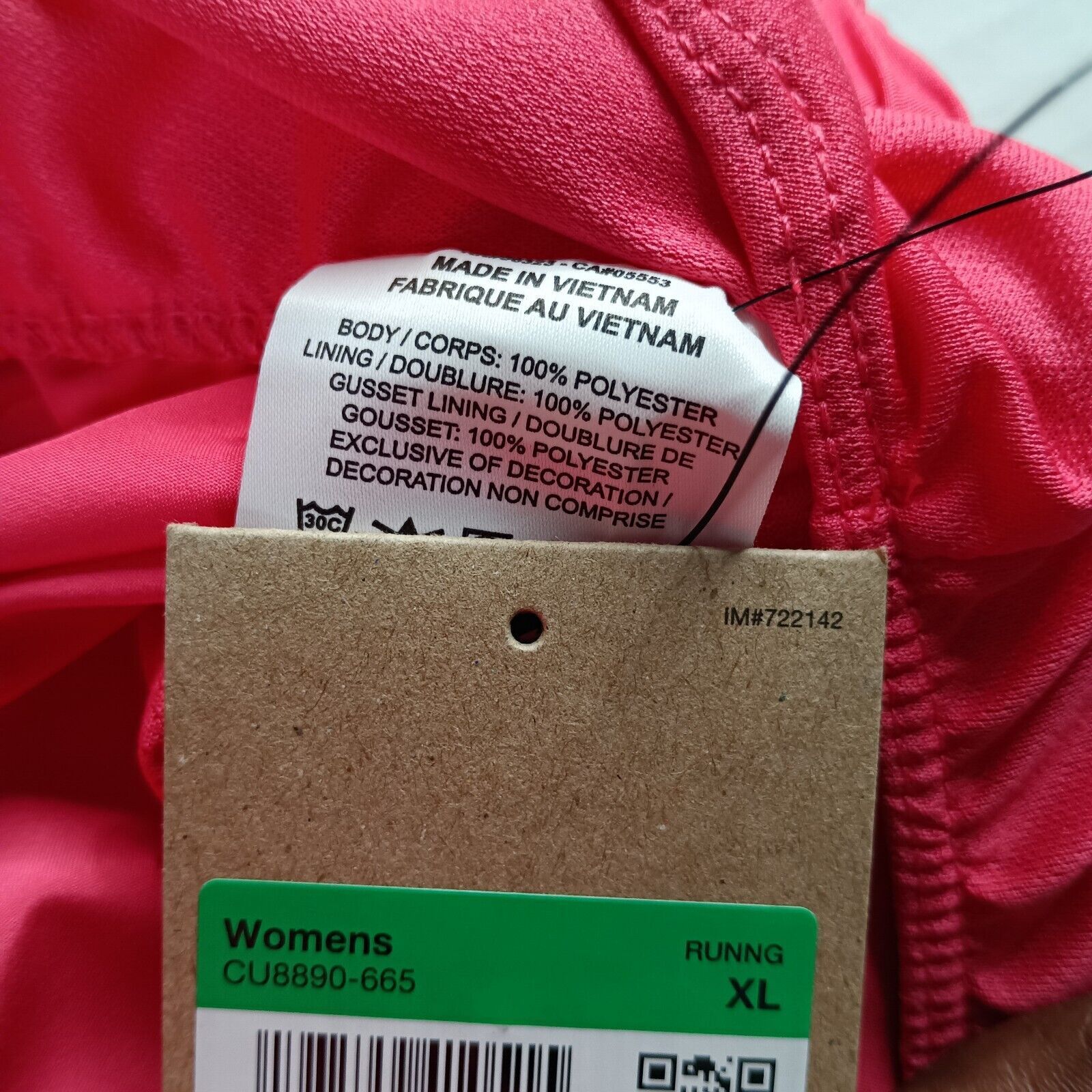 Nike Nike Women's Tempo Pink Brief Lined Running Shorts Size XL Size 34" / US 12 / IT 48 - 4 Thumbnail