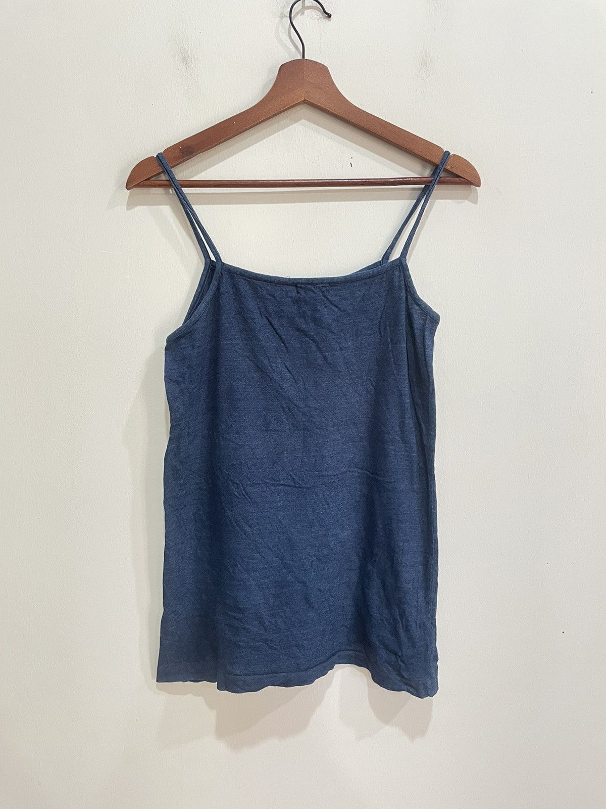 45rpm Indigo Dyed Tank top
