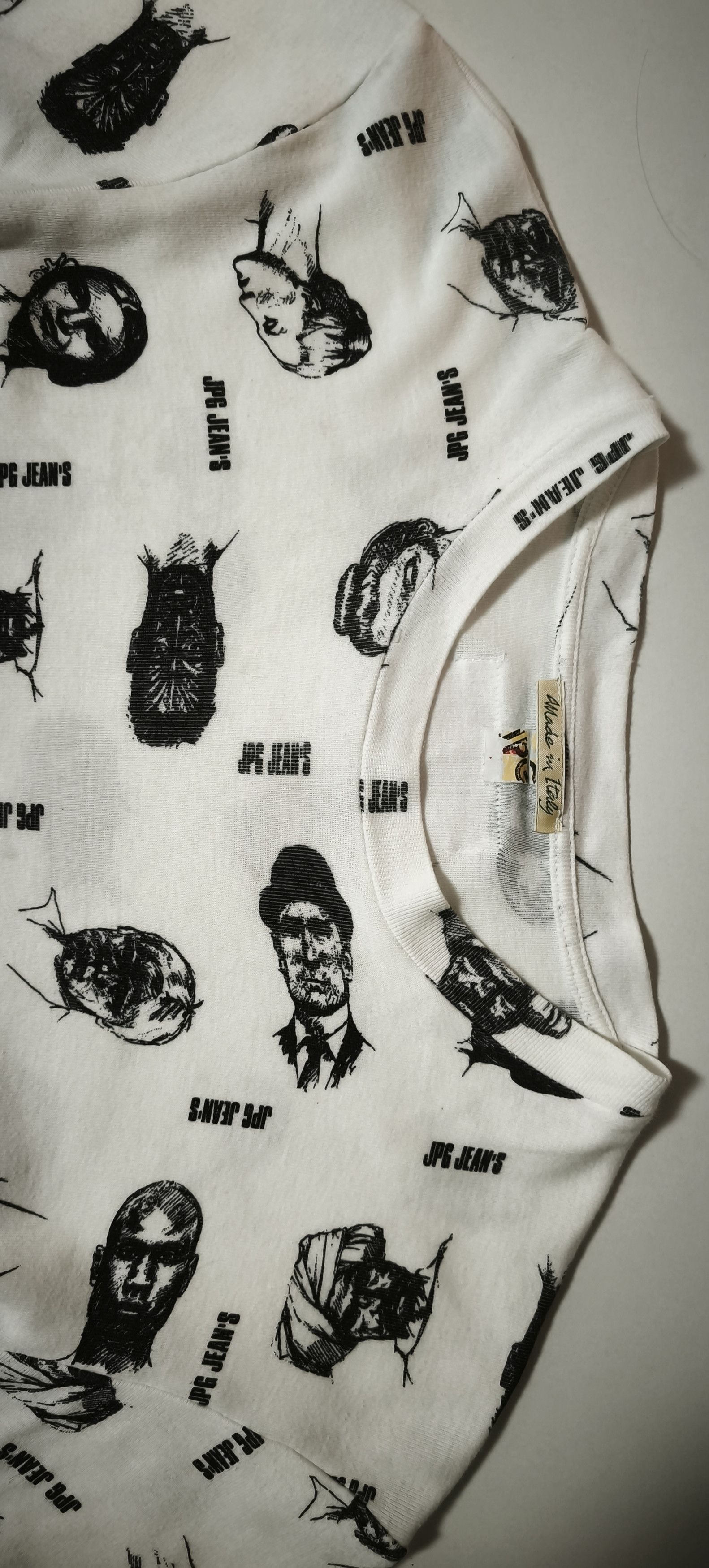 Jean Paul Gaultier 2000 - JPG-Jeans - Faces tshirt Size US L / EU 52-54 / 3 - 11 Thumbnail