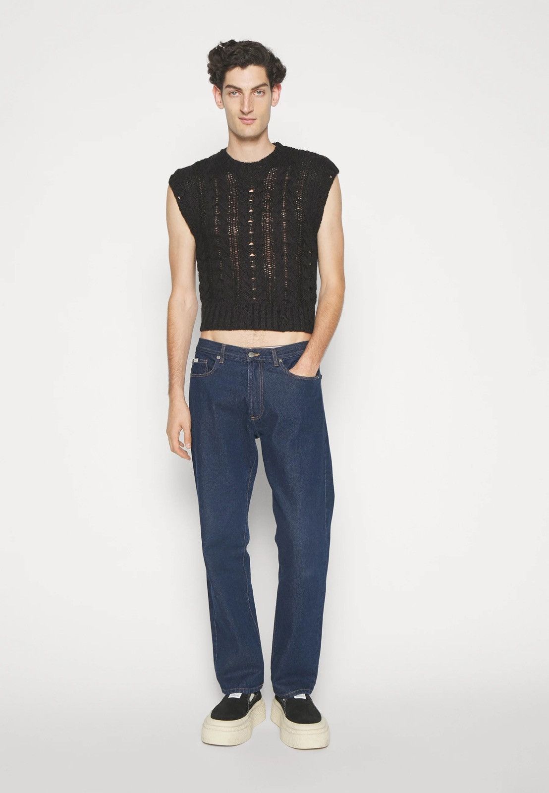 Han Kjobenhavn !DS! FW22 Han Kjobenhavn Knit Short Sleeved Sweater Vest Size US M / EU 48-50 / 2 - 9 Thumbnail