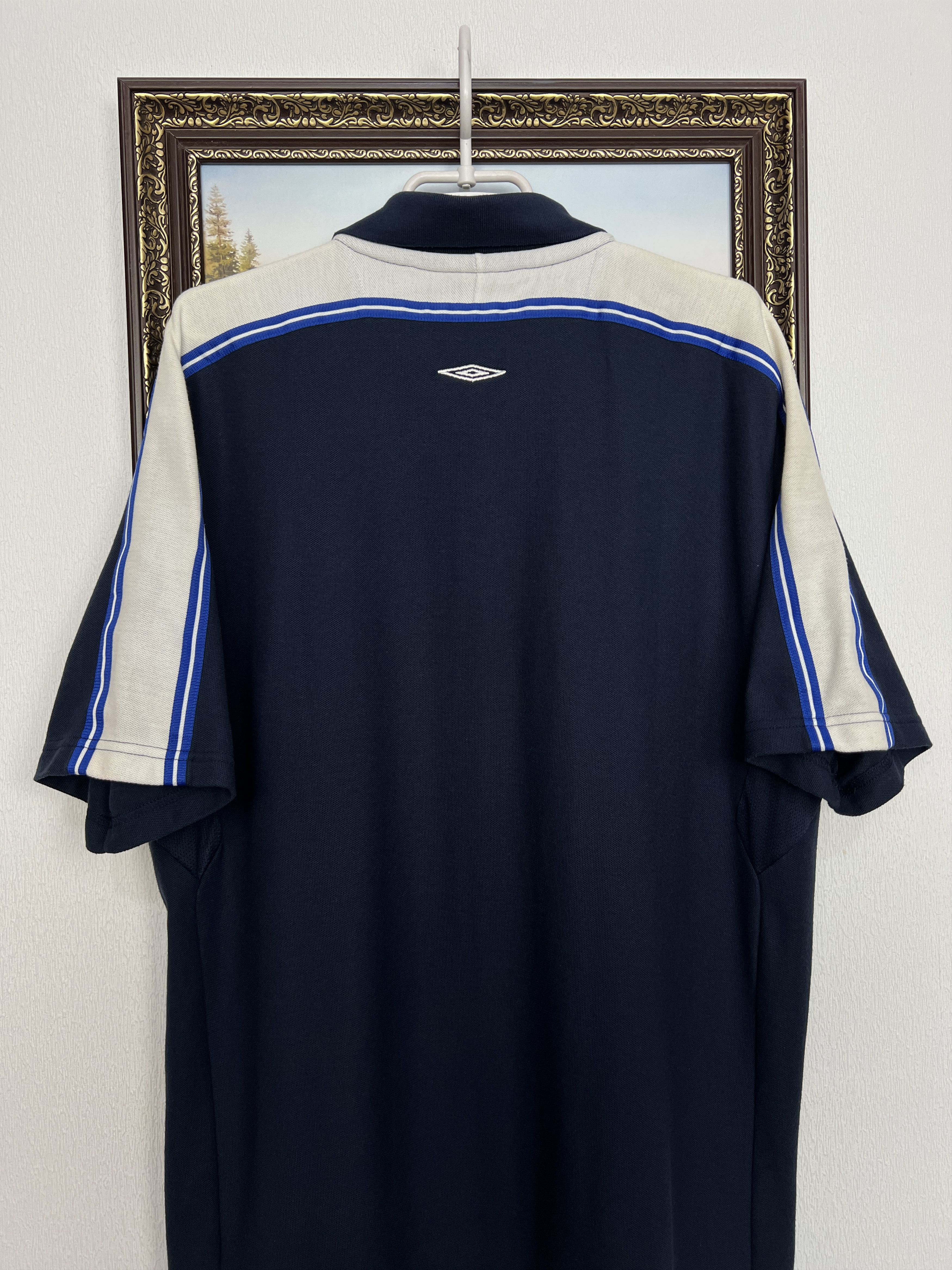 Umbro Vintage 2000's Chelsea Football Train Polo Shirt Jersey Size US XL / EU 56 / 4 - 8 Thumbnail