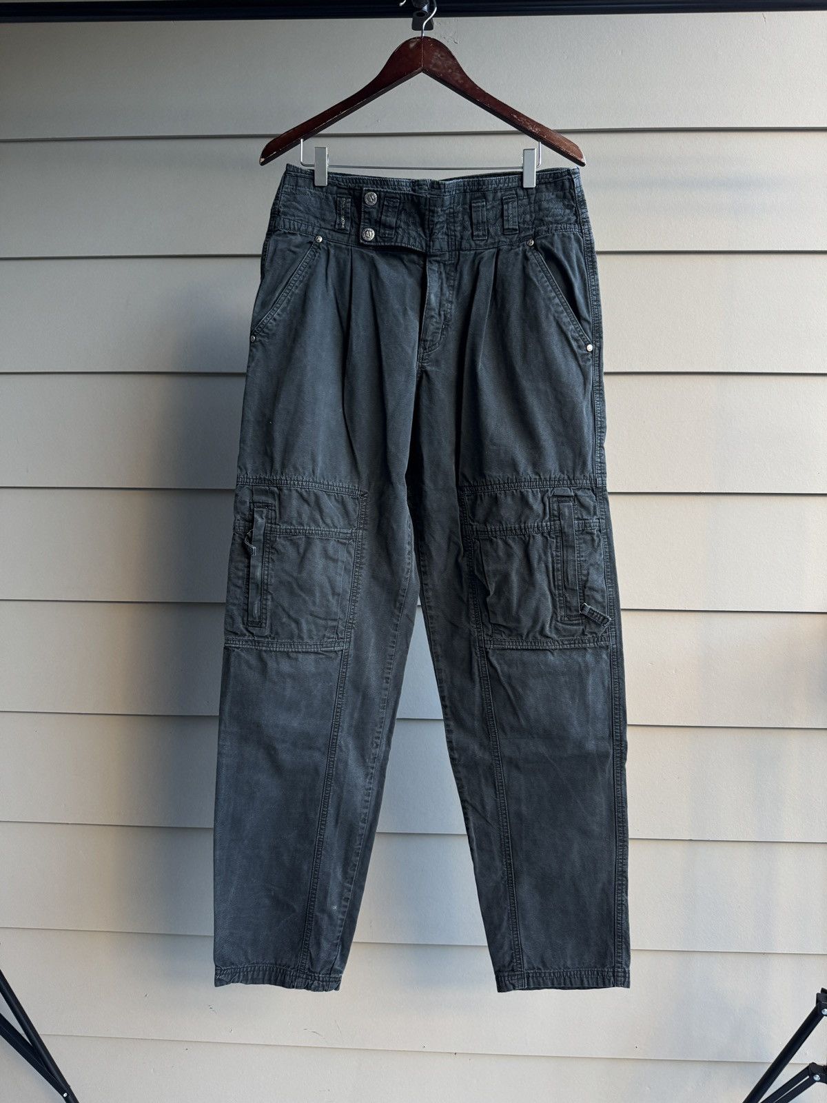 Japanese Brand Vintage Bugle Boy Avant-Garde Pants cargo 36x34 Size US 36 / EU 52 - 1 Thumbnail