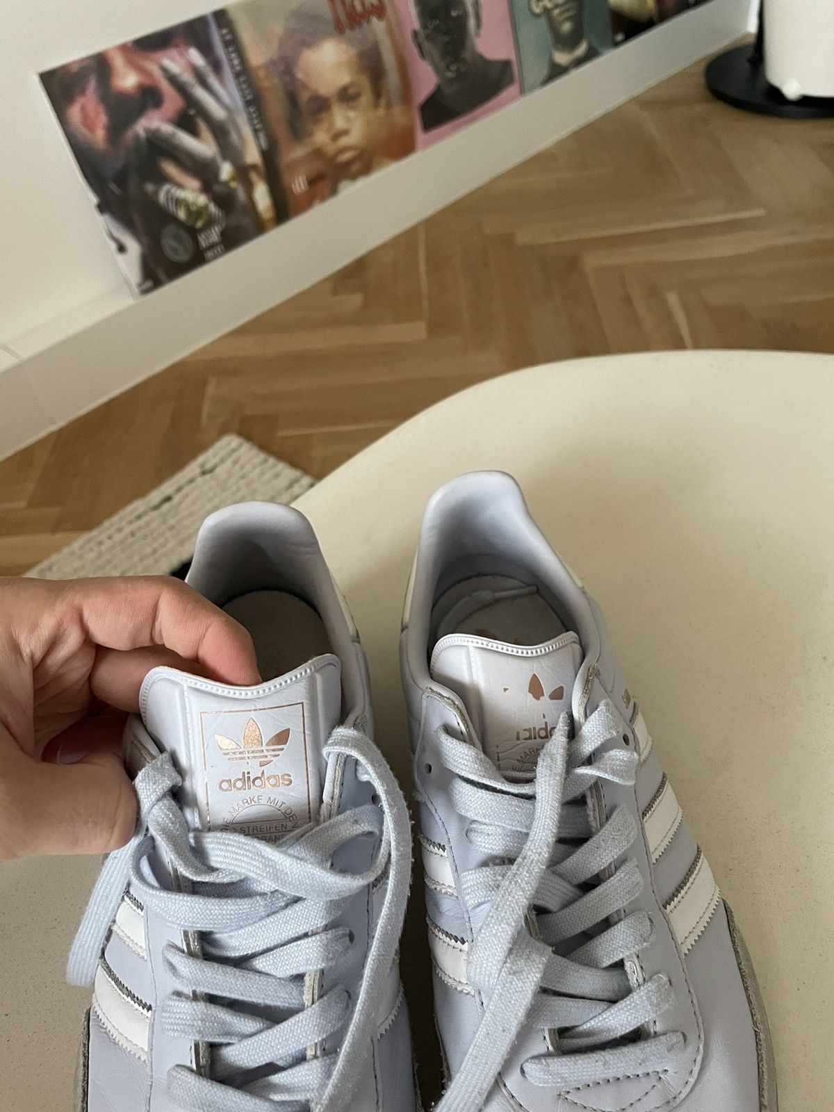 Adidas Rare Baby Blue Adidas Samba Og Low Sneakers Casual Hype 2017 Size US 8.5 / EU 41-42 - 7 Thumbnail