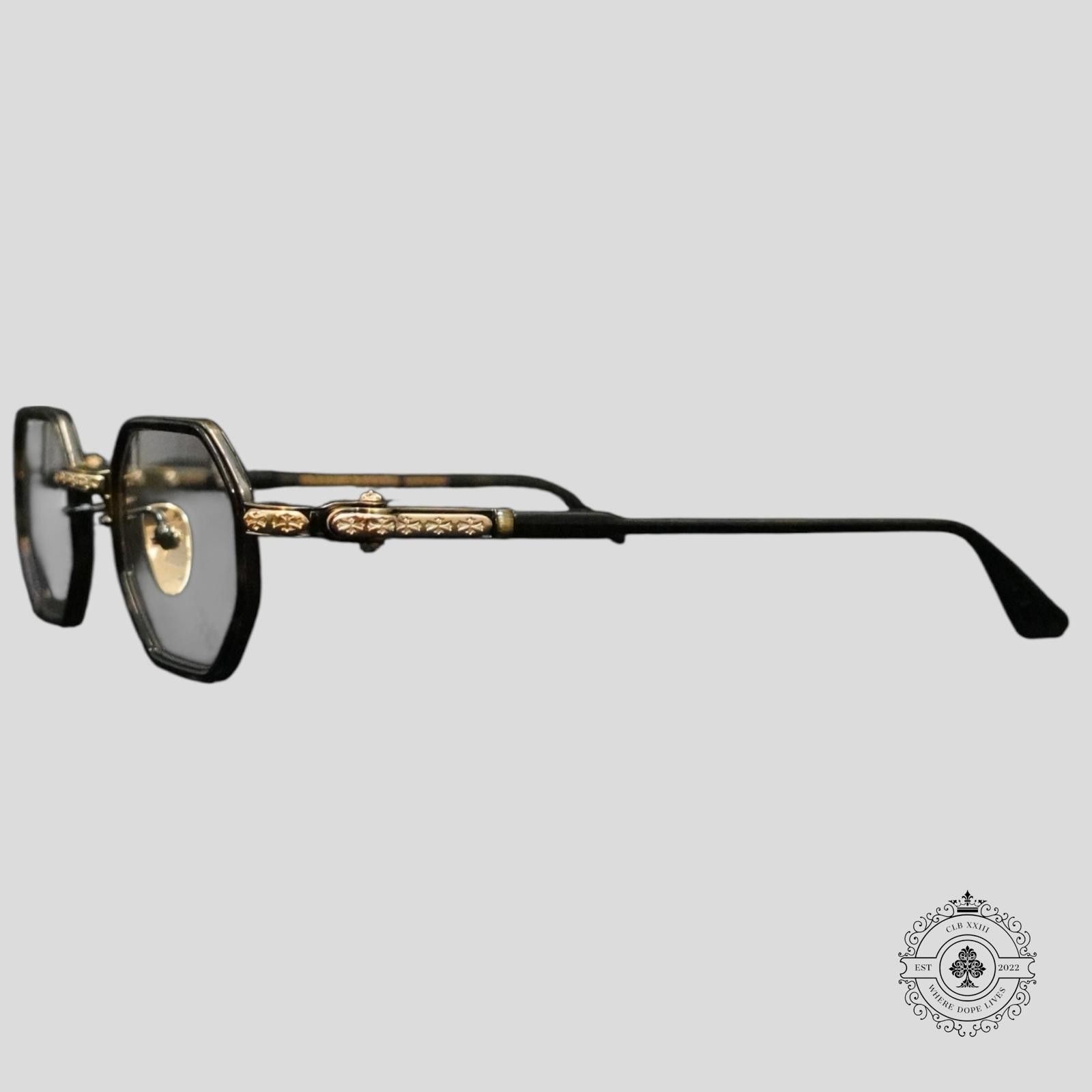Chrome Hearts Chrome Hearts Tatters Glasses in Tortoise Shell/Gold Size ONE SIZE - 1 Thumbnail