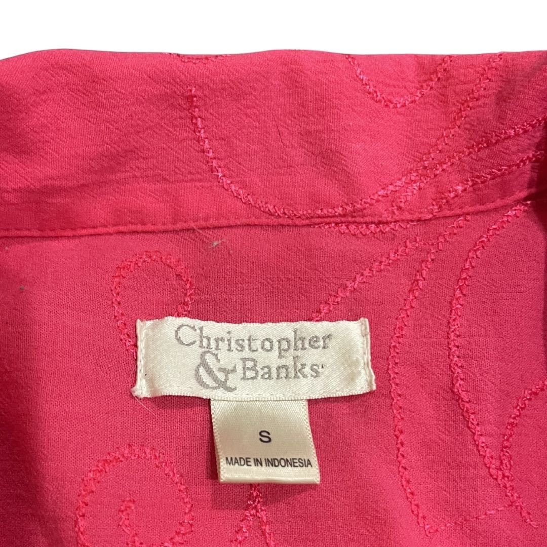 Other Christopher & Banks Button Vest Sleeveless Blouse Vintage Size L / US 10 / IT 46 - 4 Thumbnail