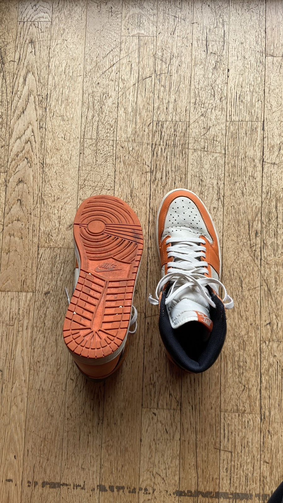 Nike Air Jordan 1 Retro High OG 'Shattered Backboard Away' Size US 10.5 / EU 43-44 - 4 Thumbnail