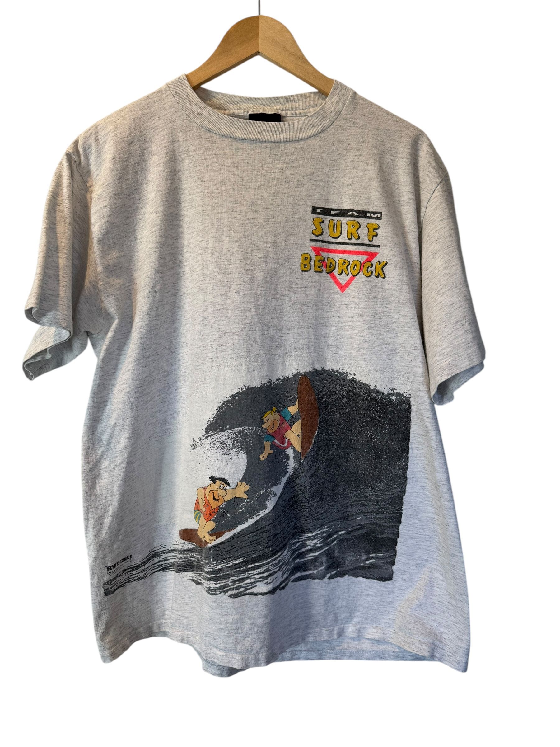 Cartoon Network × Changes × Vintage 1991 The Flintstones Team Surf Bedrock Hanna Barbera Prod. Size US XL / EU 56 / 4 - 1 Thumbnail