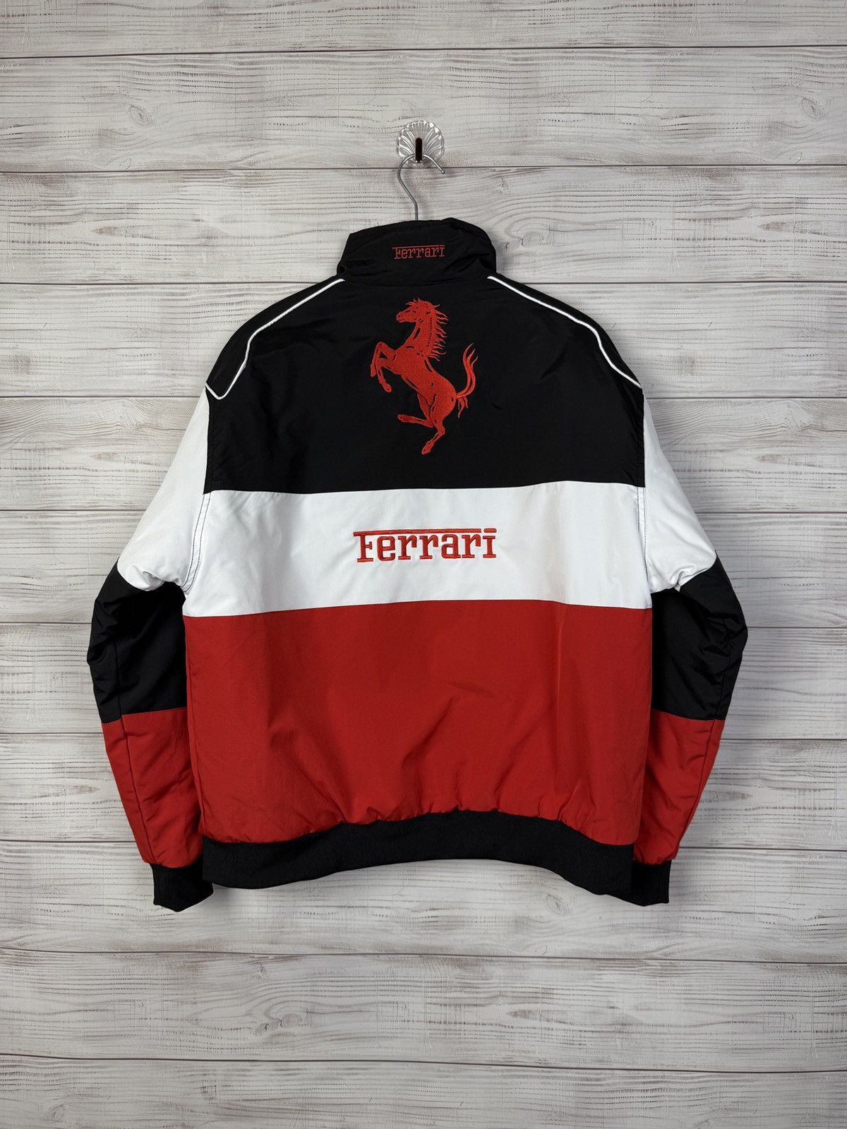 Ferrari Racing Jacket Ferarri Big Logo Rare Size US L / EU 52-54 / 3 - 2 Thumbnail