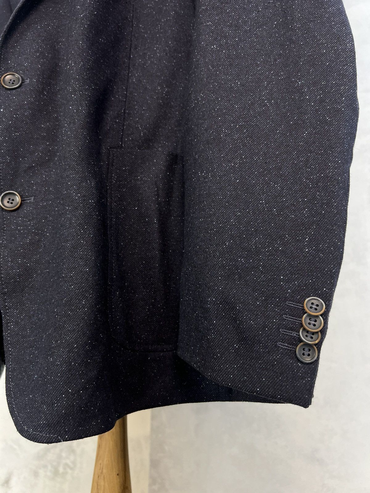 GIAN CARLO ROSSI Carl Gross Silk Wool Blazer Size 30 XL - XXL Size US XL / EU 56 / 4 - 3 Thumbnail