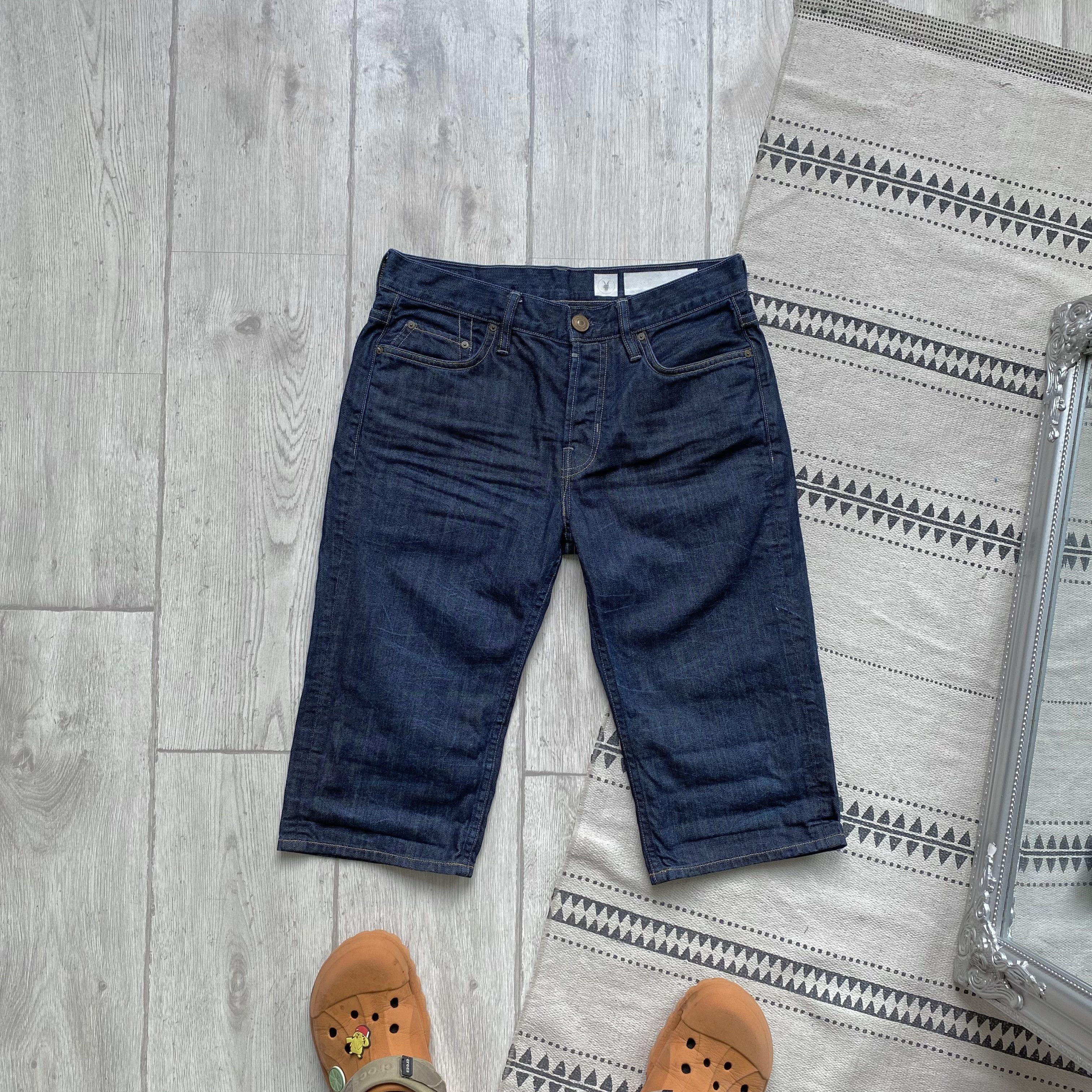 Allsaints ALLSAINTS Denim shorts indigo jeans slim Size US 29 - 11 Thumbnail