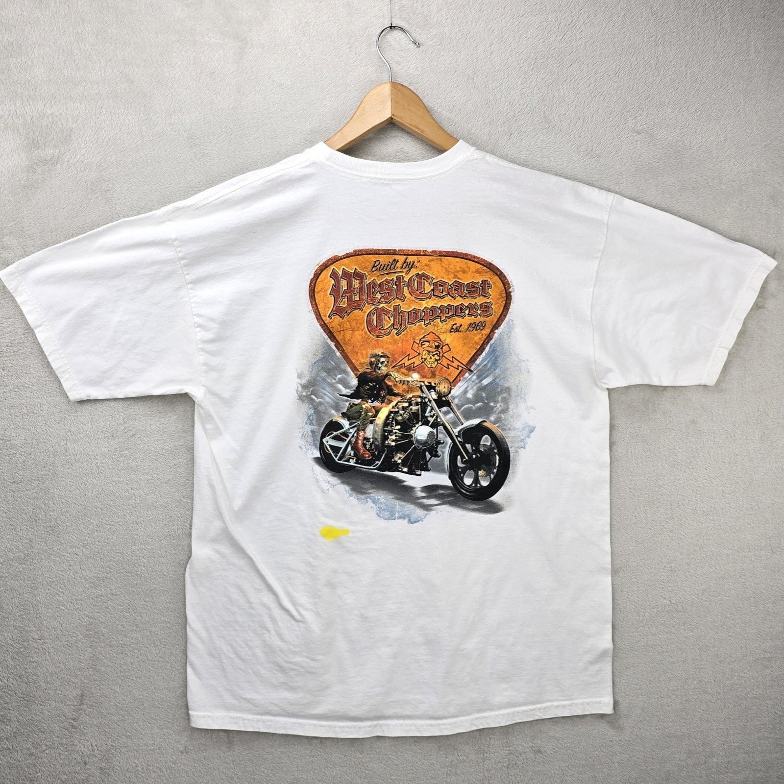 Other Vintage West Coast Choppers Shirt Mens XL Skeleton Biker Y2K Size US XL / EU 56 / 4 - 1 Thumbnail