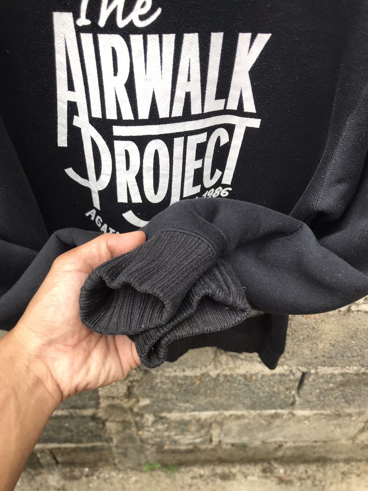 Airwalk × Sex Skateboards ⚡️Vintage Airwalk Project Round Neck Fleece Inside Sweatshirt Size US M / EU 48-50 / 2 - 6 Thumbnail