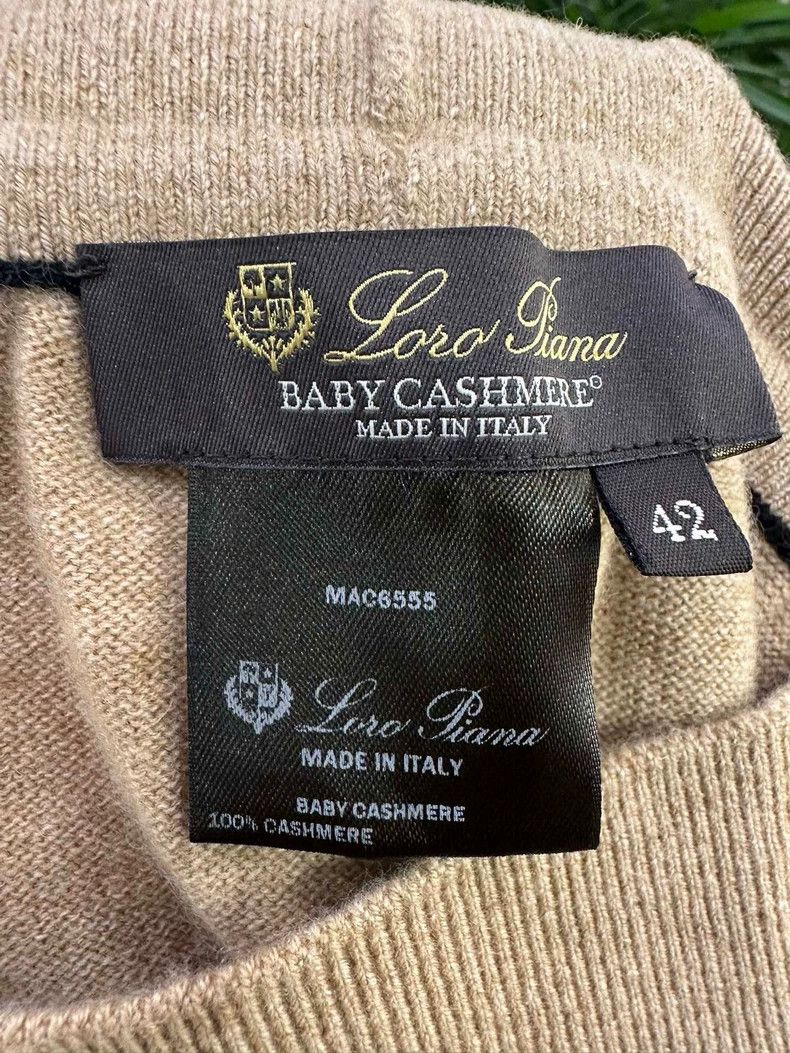 Loro Piana LORO PIANA Pieced cashmere knit trousers Size 27" / US 4 / IT 40 - 6 Thumbnail