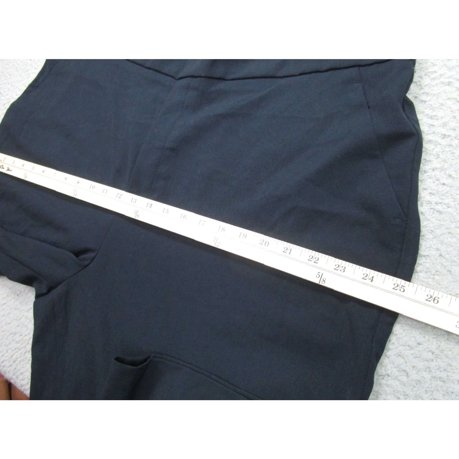 Banana Republic Banana Republic Pants Womens 20 Blue Navy Ankle Pull-On Tapered Classic Work Size 42" / US 20 - 5 Thumbnail