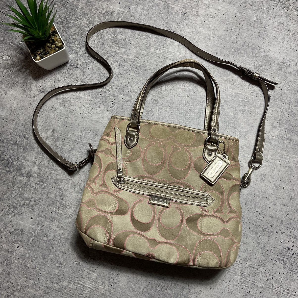 📌 Crazy Coach Y2K Monogram Shoulder Bag