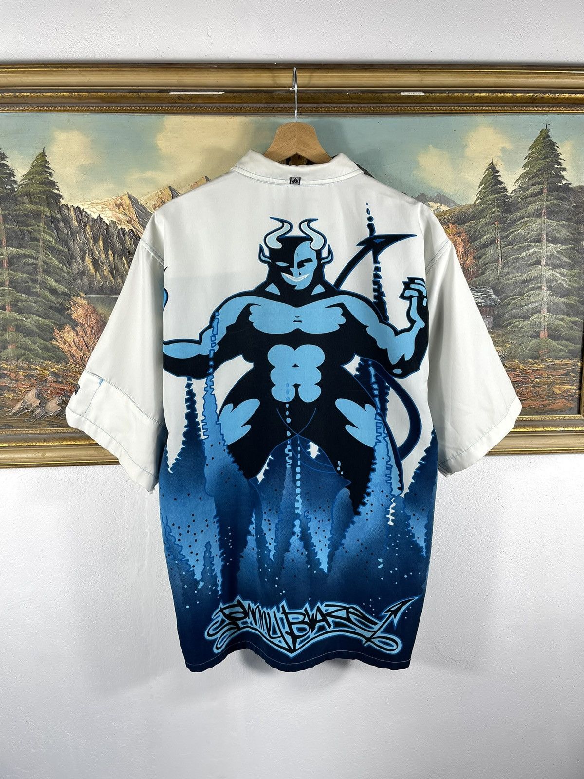 Japanese Brand × Rap Tees × Vintage Vintage Retro 00s Y2k Johny Blaze Shirt Tee Skate Rap Anime Size US M / EU 48-50 / 2 - 1 Thumbnail